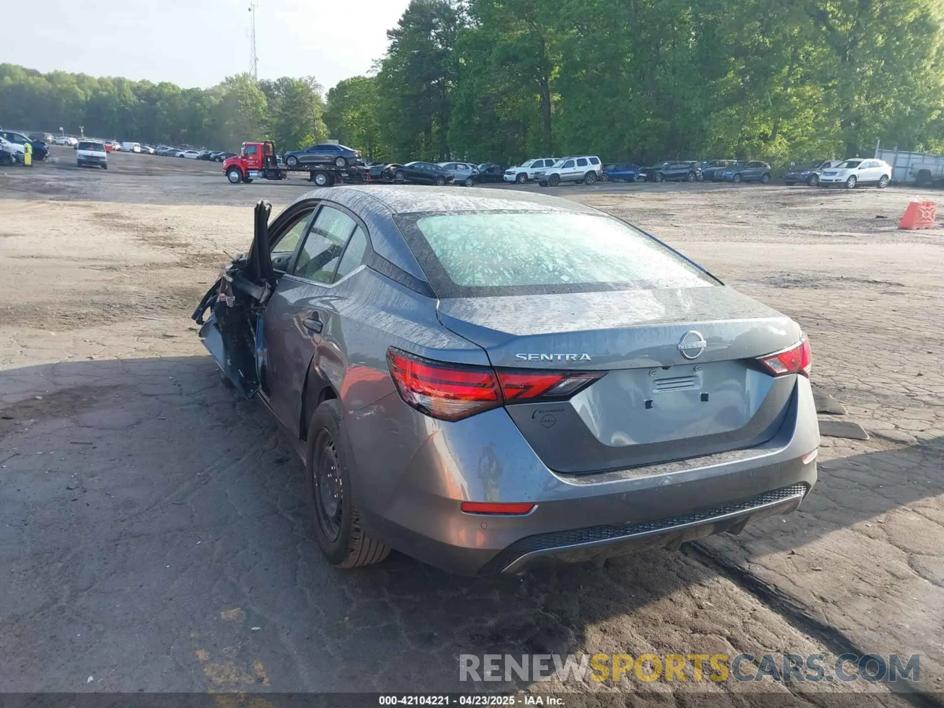 3 Photograph of a damaged car 3N1AB8BV6SY207736 NISSAN SENTRA 2025