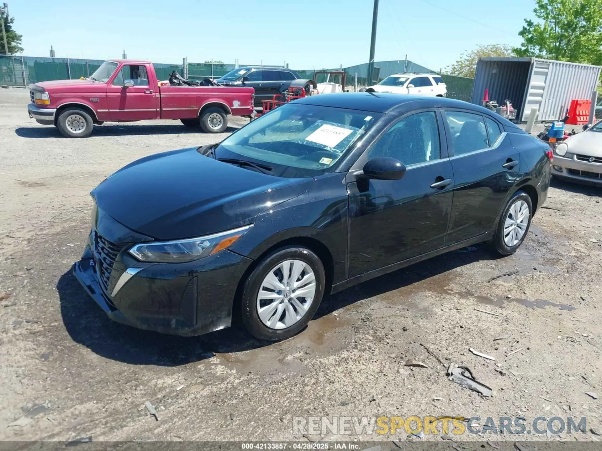 2 Photograph of a damaged car 3N1AB8BV6SY207817 NISSAN SENTRA 2025