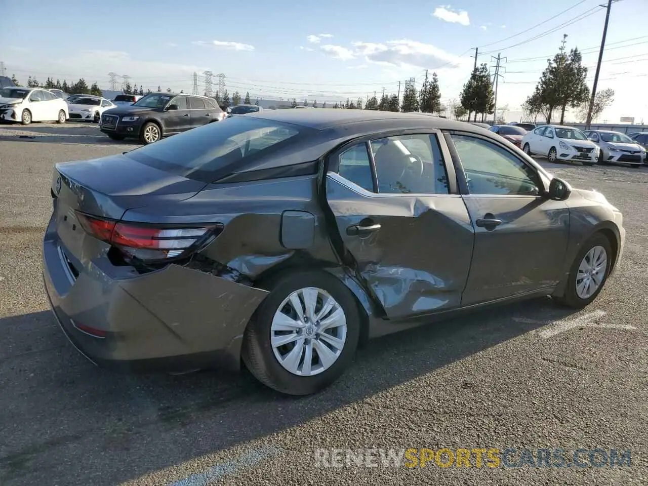 3 Photograph of a damaged car 3N1AB8BV6SY216310 NISSAN SENTRA 2025