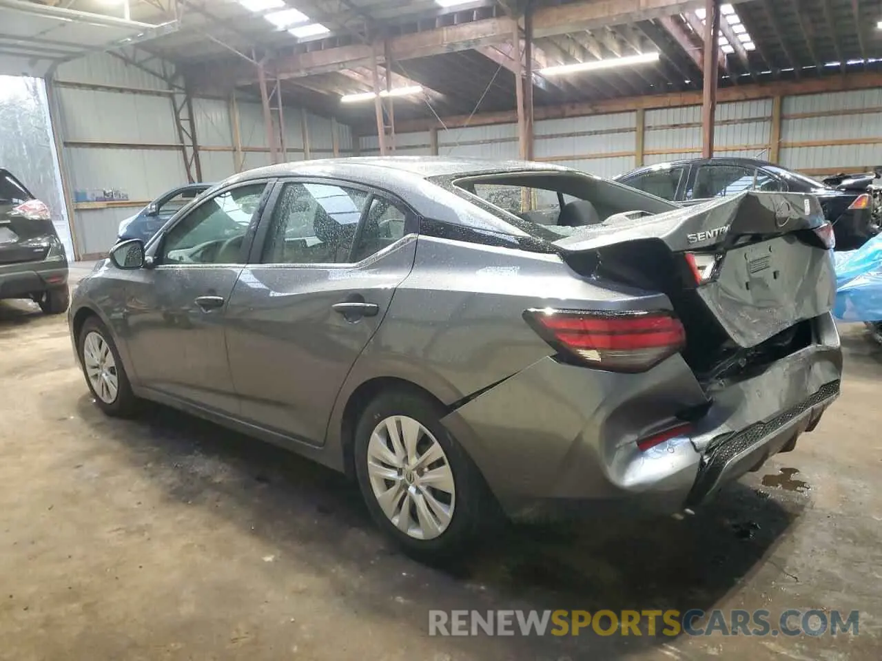 2 Photograph of a damaged car 3N1AB8BV6SY234838 NISSAN SENTRA 2025