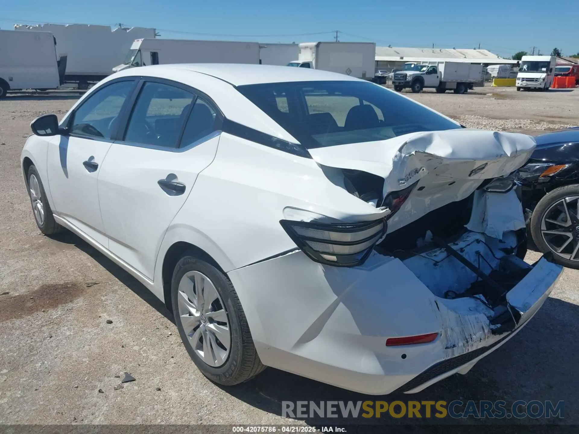3 Photograph of a damaged car 3N1AB8BV6SY302071 NISSAN SENTRA 2025