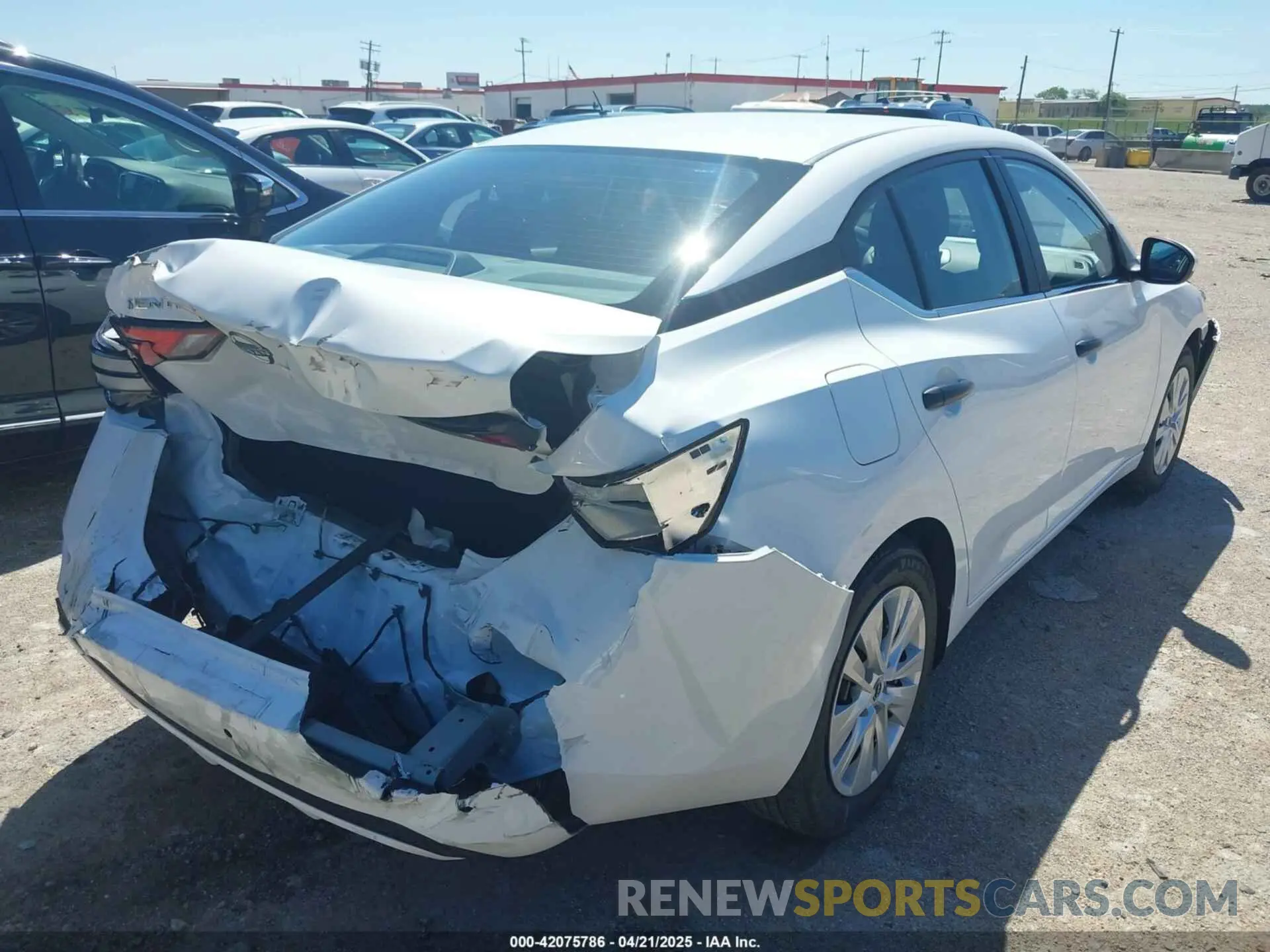 4 Photograph of a damaged car 3N1AB8BV6SY302071 NISSAN SENTRA 2025