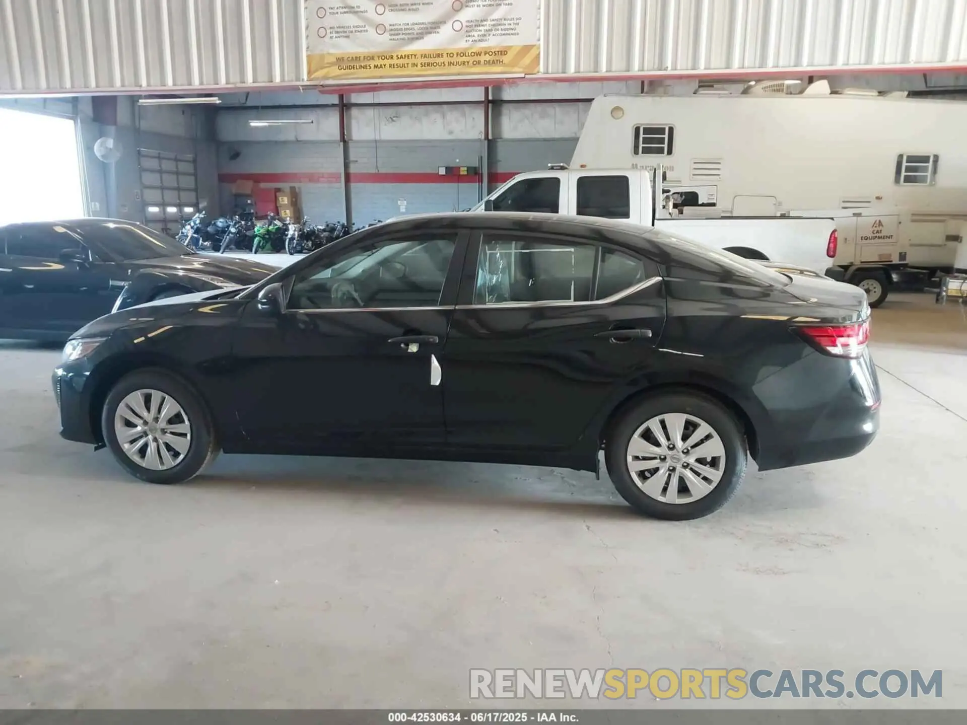 14 Photograph of a damaged car 3N1AB8BV6SY323423 NISSAN SENTRA 2025