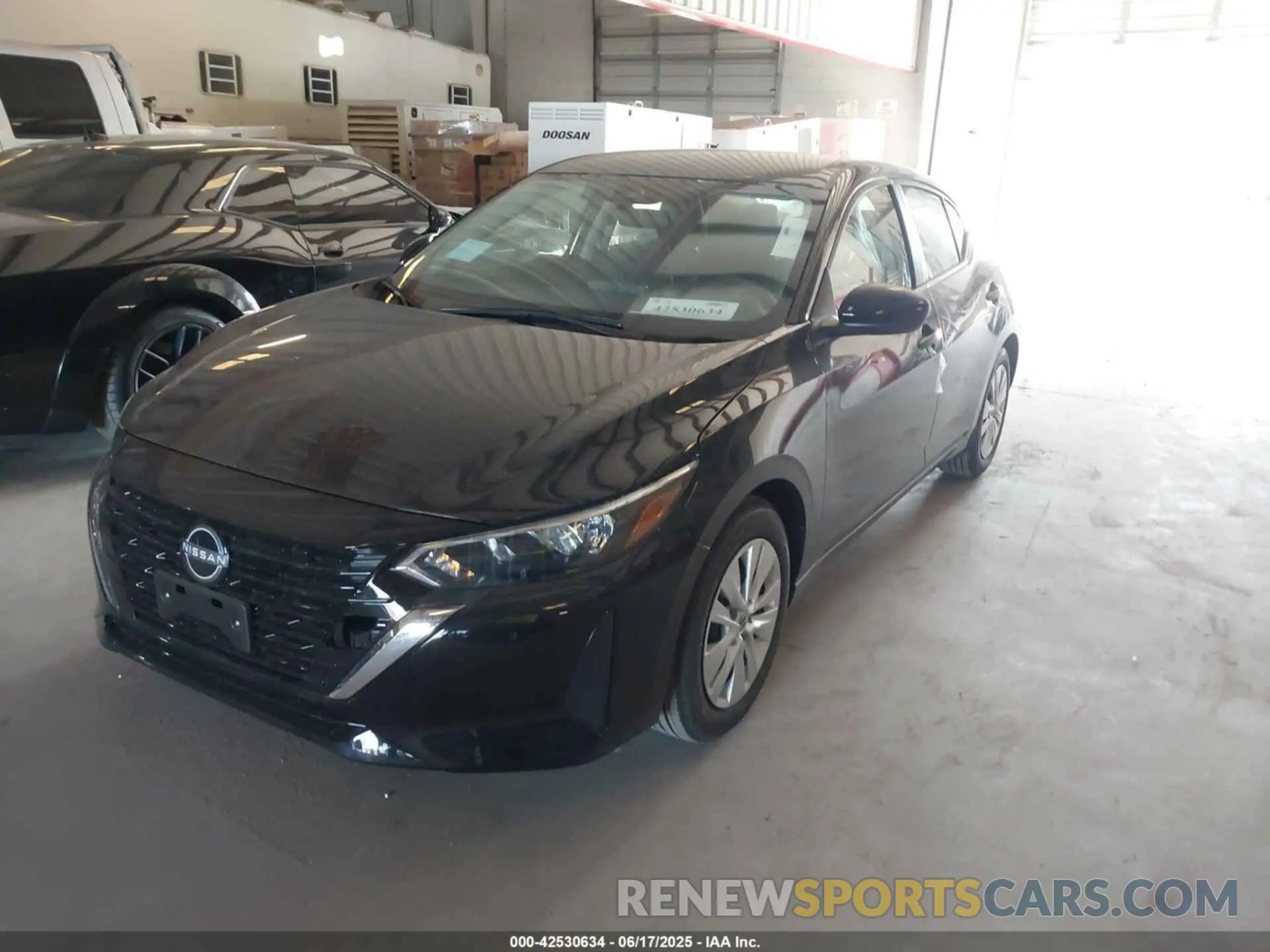 2 Photograph of a damaged car 3N1AB8BV6SY323423 NISSAN SENTRA 2025