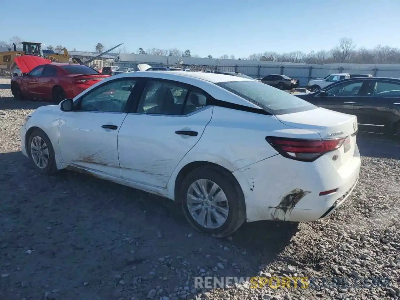 2 Photograph of a damaged car 3N1AB8BV7SY225176 NISSAN SENTRA 2025