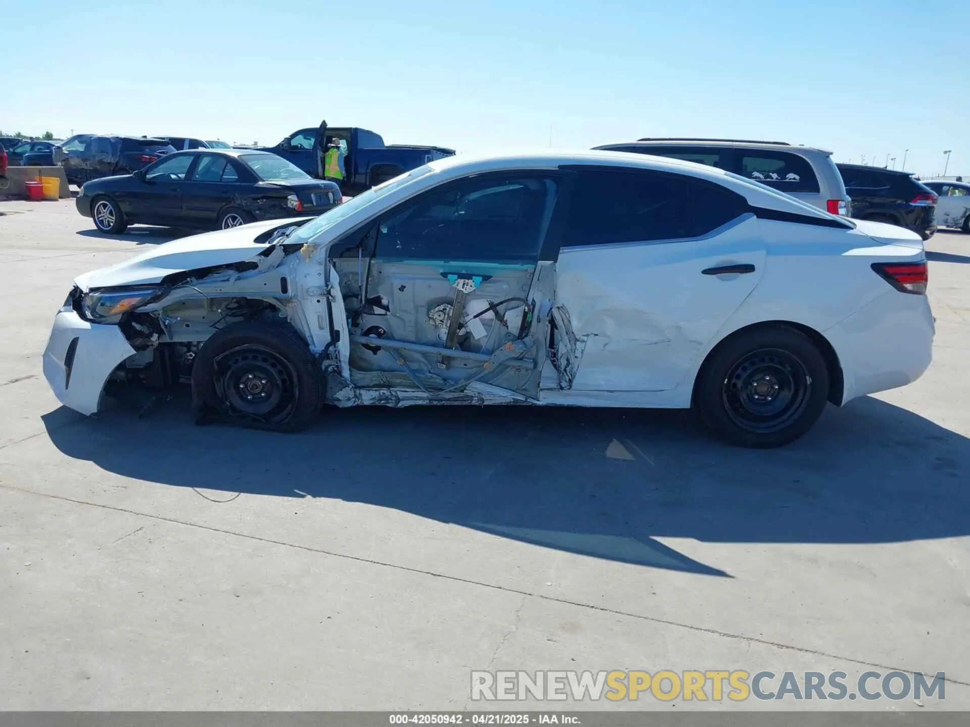 15 Photograph of a damaged car 3N1AB8BV7SY267055 NISSAN SENTRA 2025