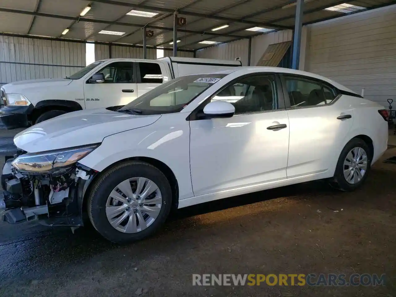 1 Photograph of a damaged car 3N1AB8BV7SY287466 NISSAN SENTRA 2025