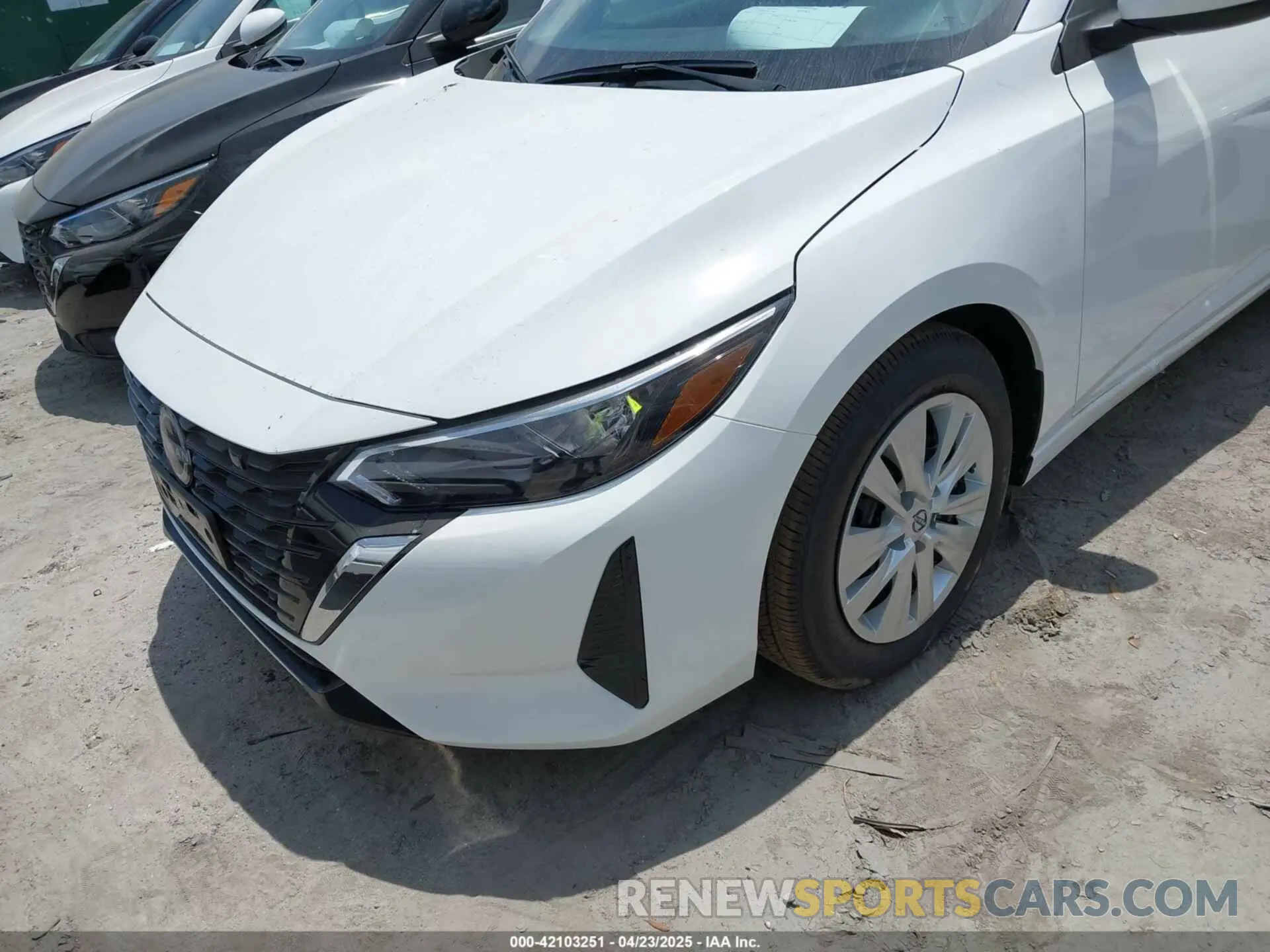 2 Photograph of a damaged car 3N1AB8BV7SY319686 NISSAN SENTRA 2025