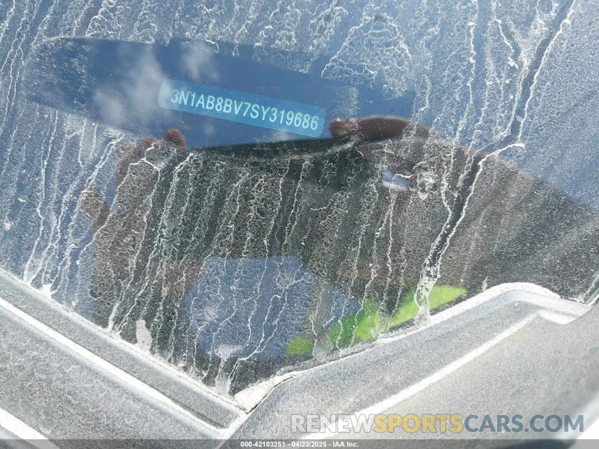 9 Photograph of a damaged car 3N1AB8BV7SY319686 NISSAN SENTRA 2025