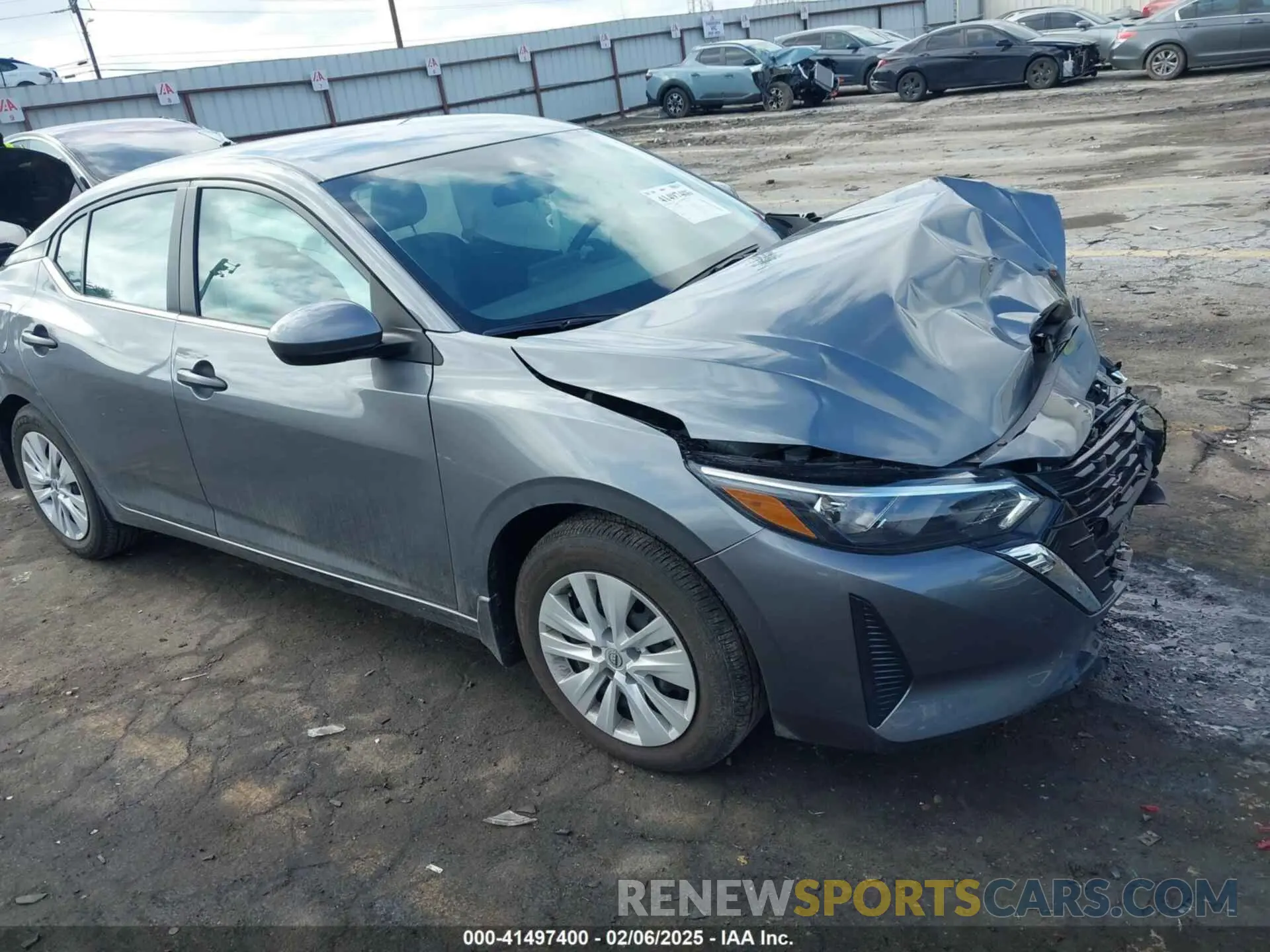 1 Photograph of a damaged car 3N1AB8BV8SY207303 NISSAN SENTRA 2025