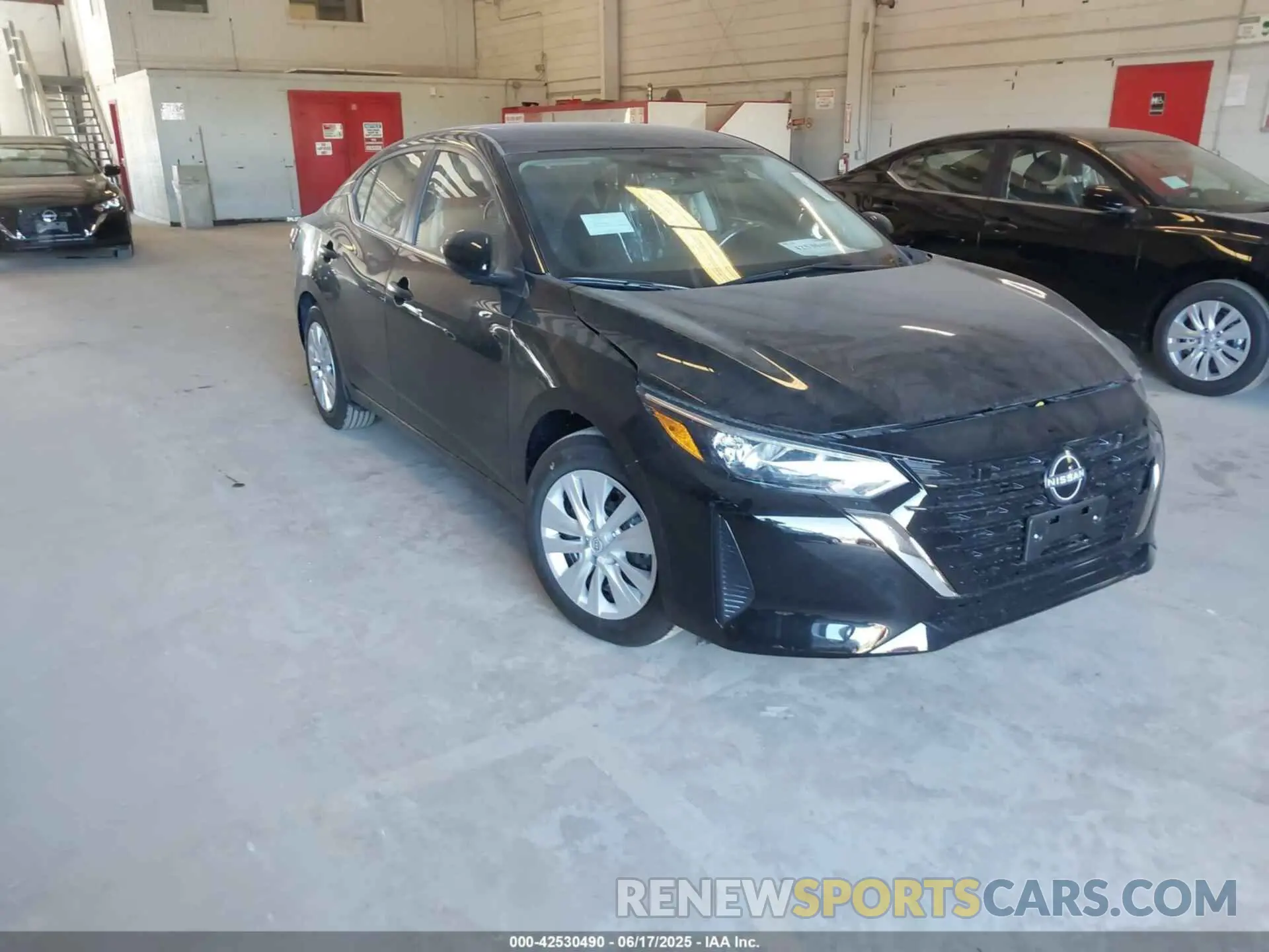 1 Photograph of a damaged car 3N1AB8BV8SY322709 NISSAN SENTRA 2025