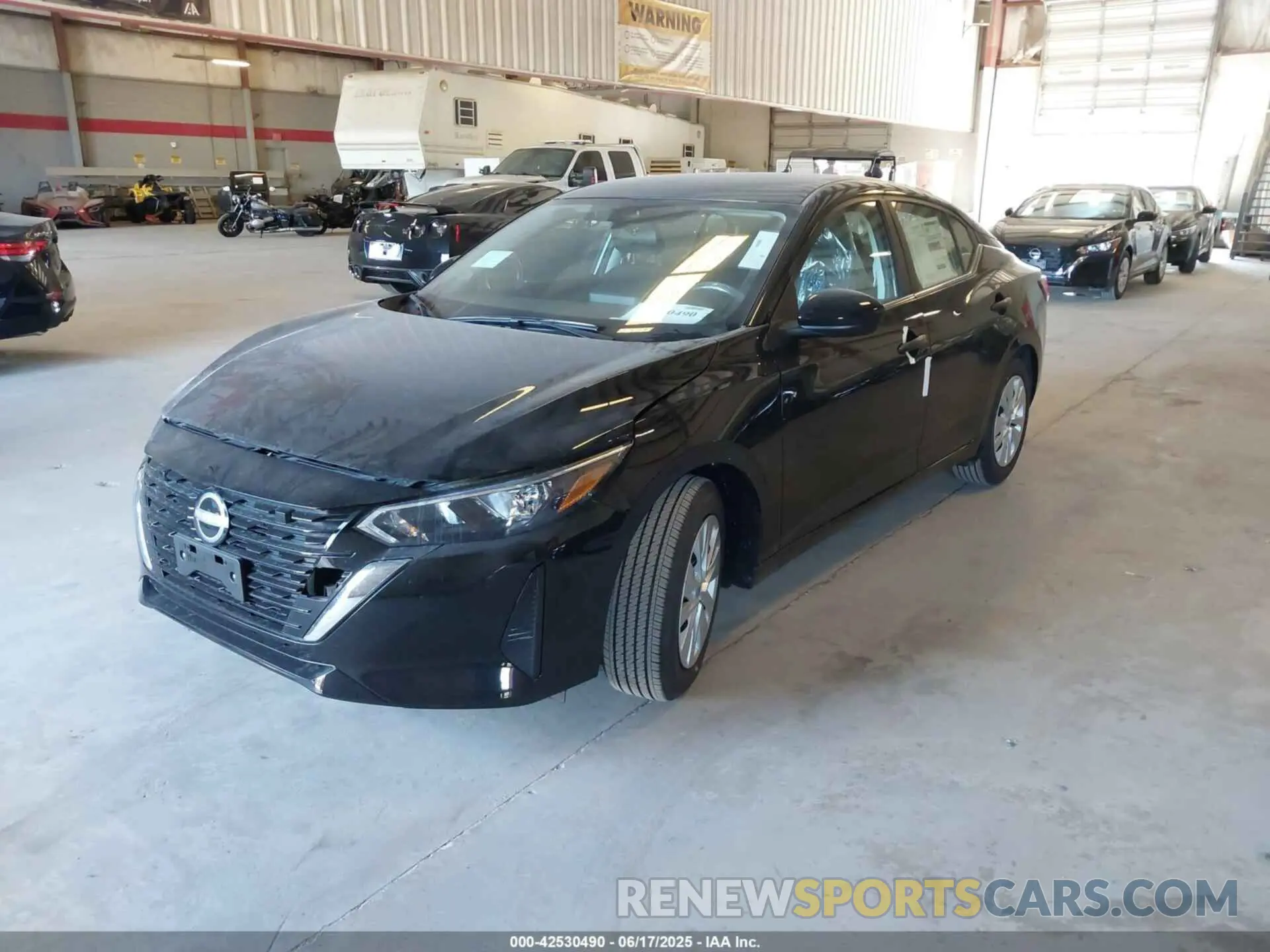 2 Photograph of a damaged car 3N1AB8BV8SY322709 NISSAN SENTRA 2025