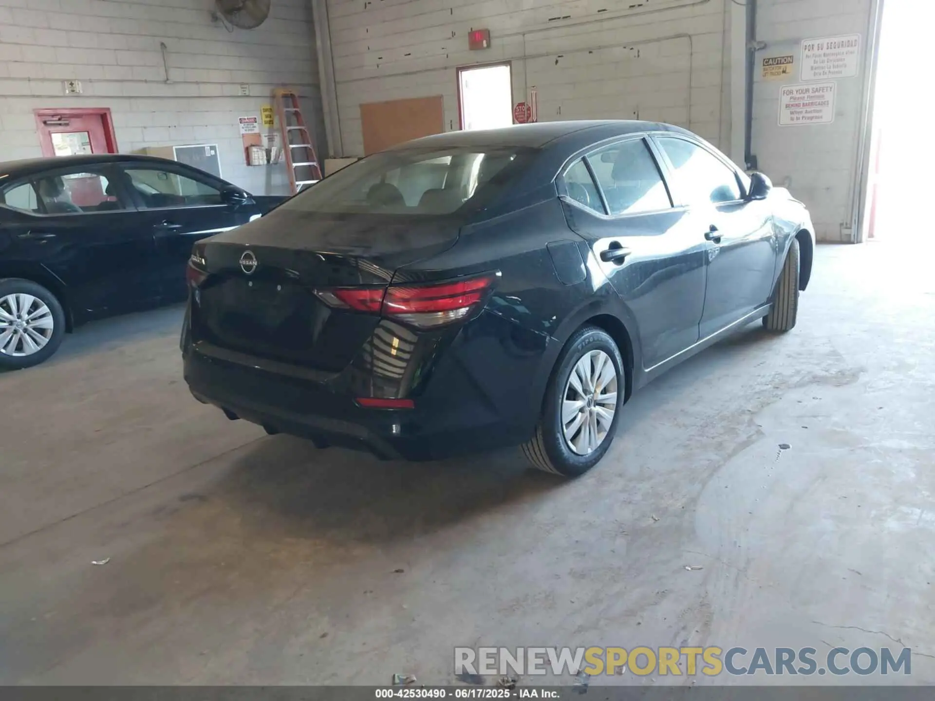 4 Photograph of a damaged car 3N1AB8BV8SY322709 NISSAN SENTRA 2025