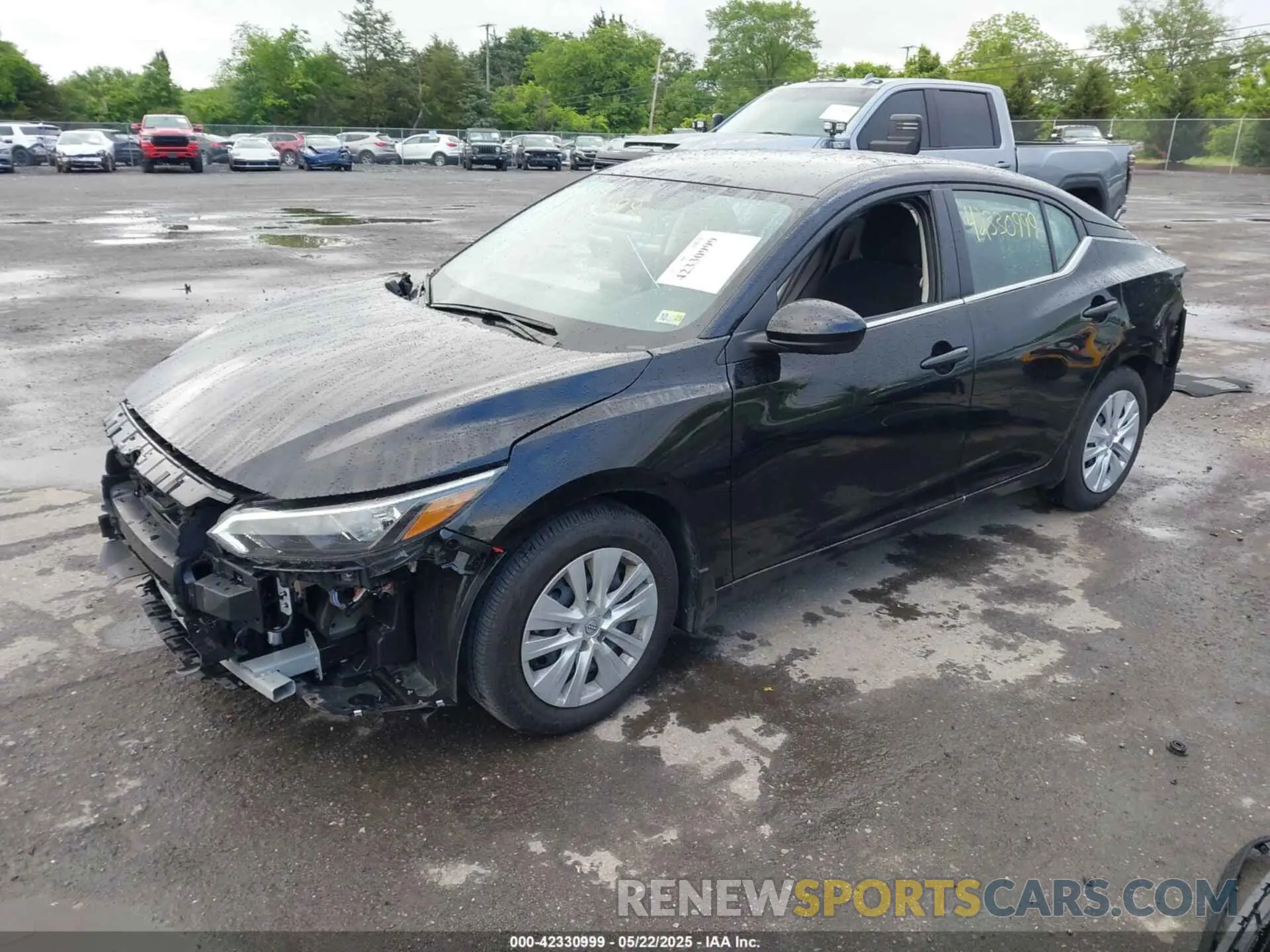 2 Photograph of a damaged car 3N1AB8BV9SY220559 NISSAN SENTRA 2025