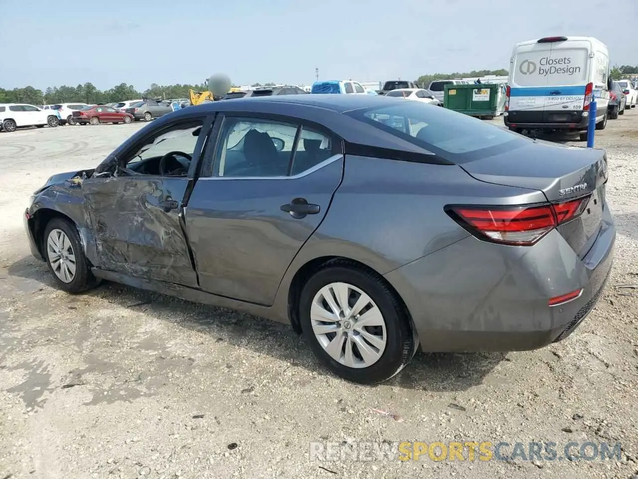 2 Photograph of a damaged car 3N1AB8BV9SY229200 NISSAN SENTRA 2025