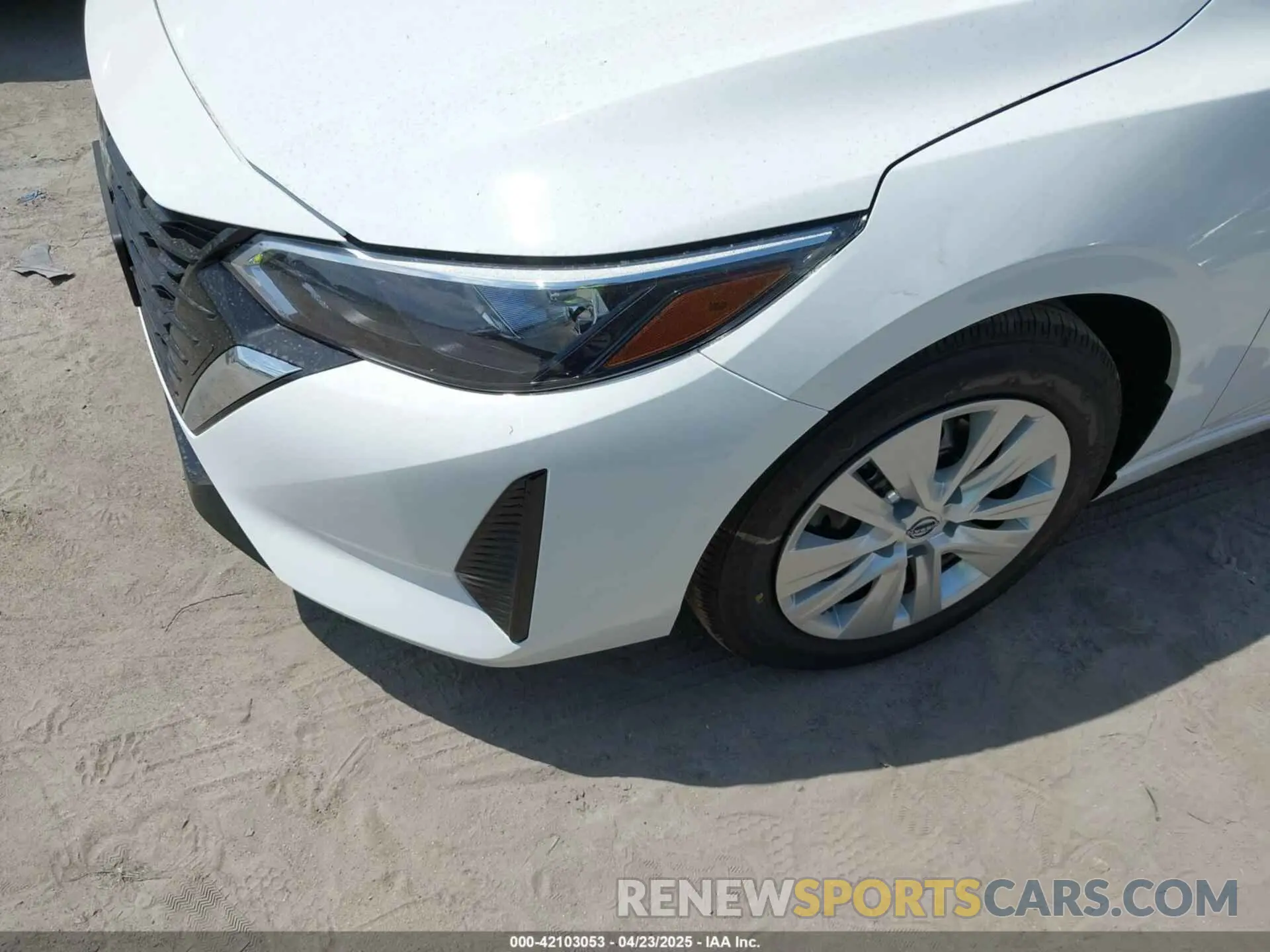 2 Photograph of a damaged car 3N1AB8BV9SY317342 NISSAN SENTRA 2025