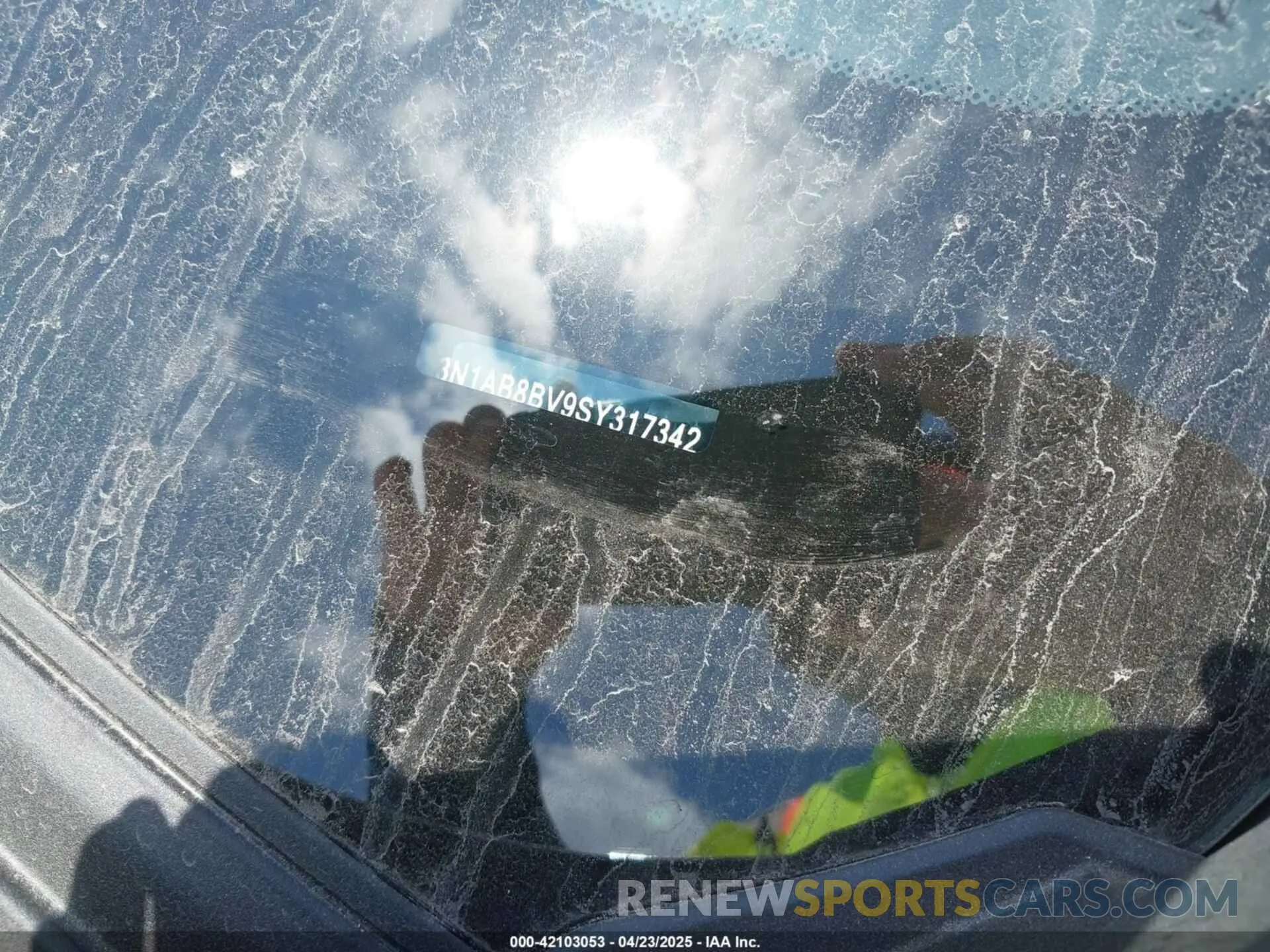 9 Photograph of a damaged car 3N1AB8BV9SY317342 NISSAN SENTRA 2025