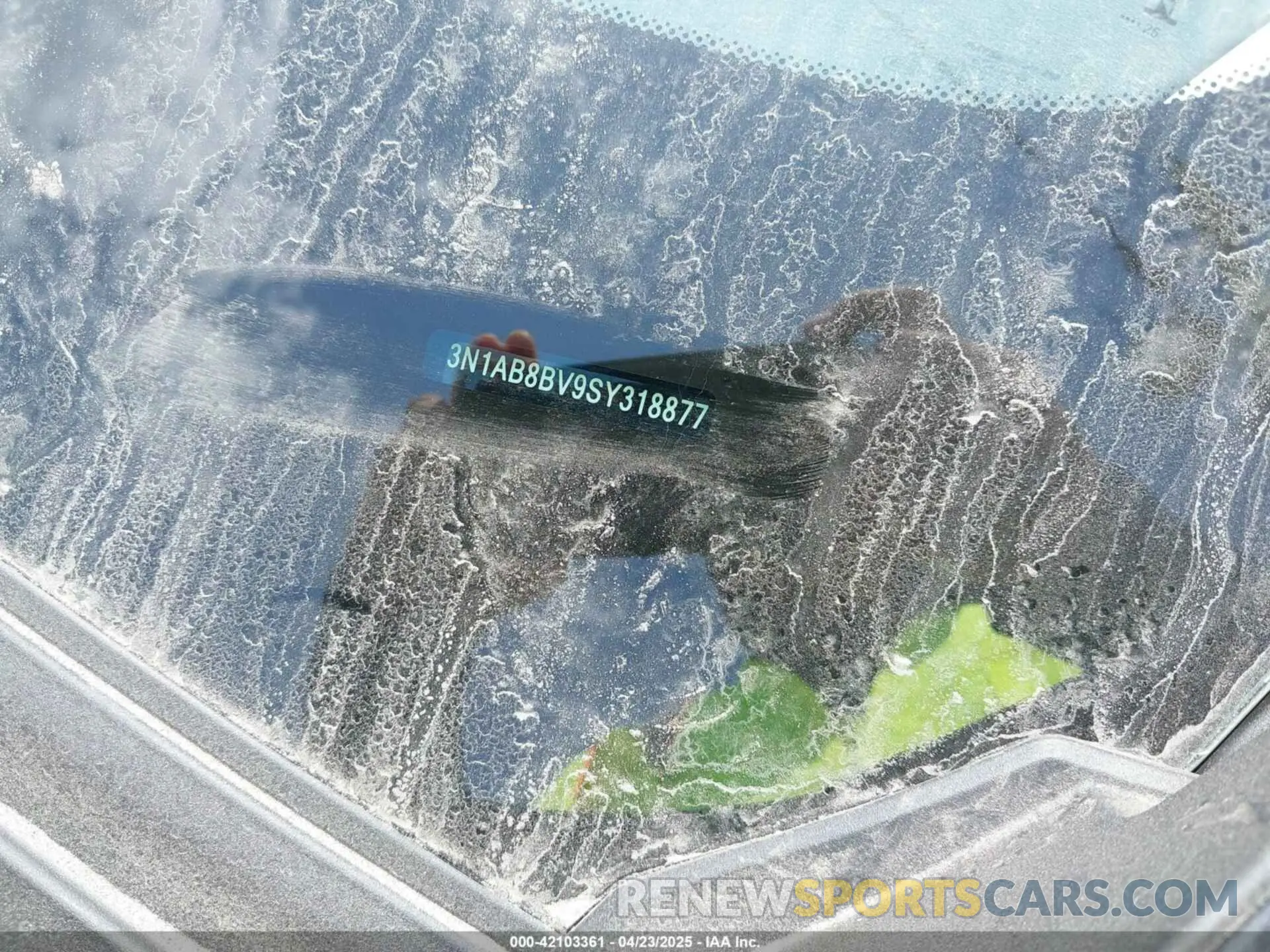 9 Photograph of a damaged car 3N1AB8BV9SY318877 NISSAN SENTRA 2025