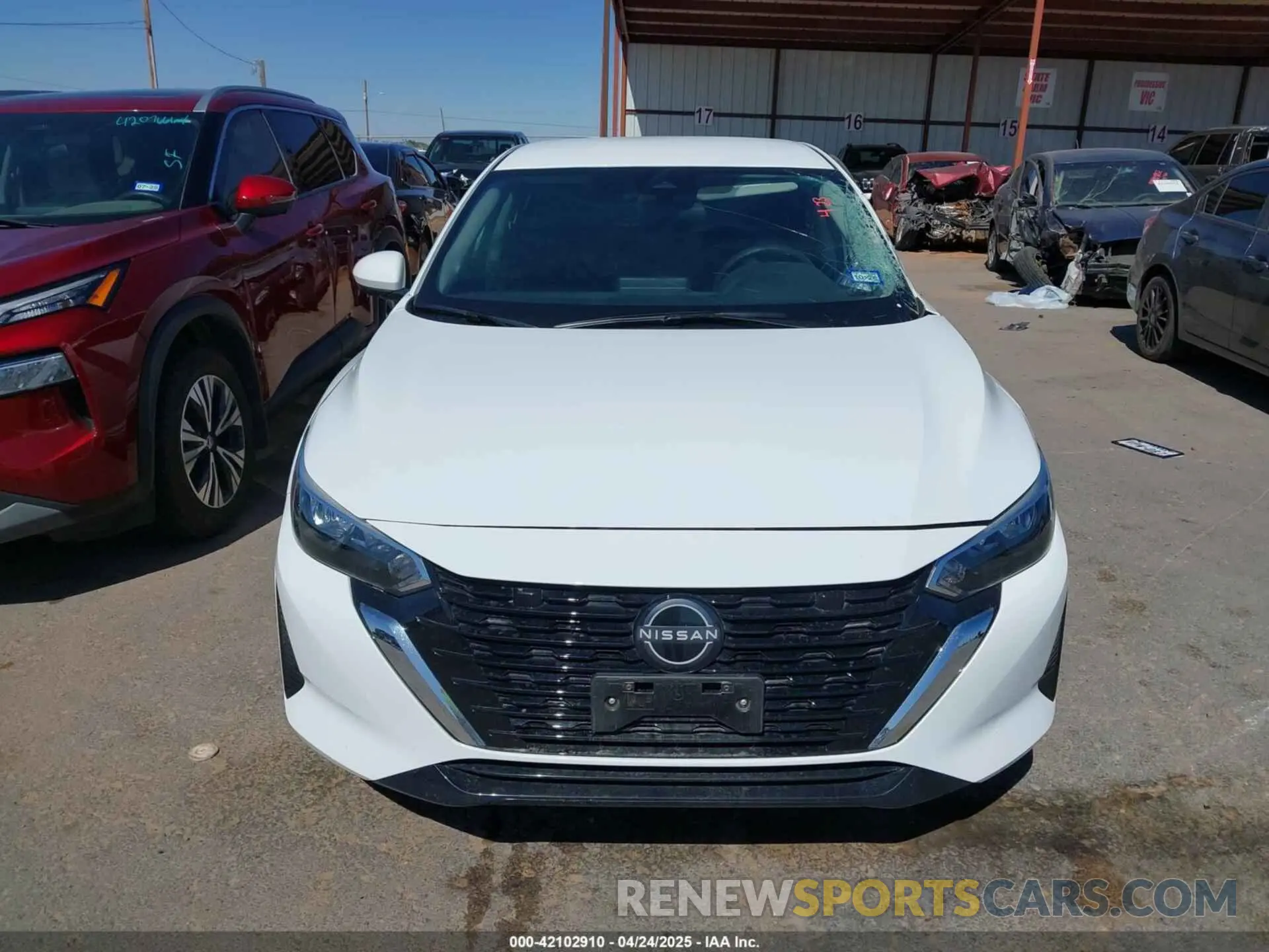 12 Photograph of a damaged car 3N1AB8BVXSY219856 NISSAN SENTRA 2025
