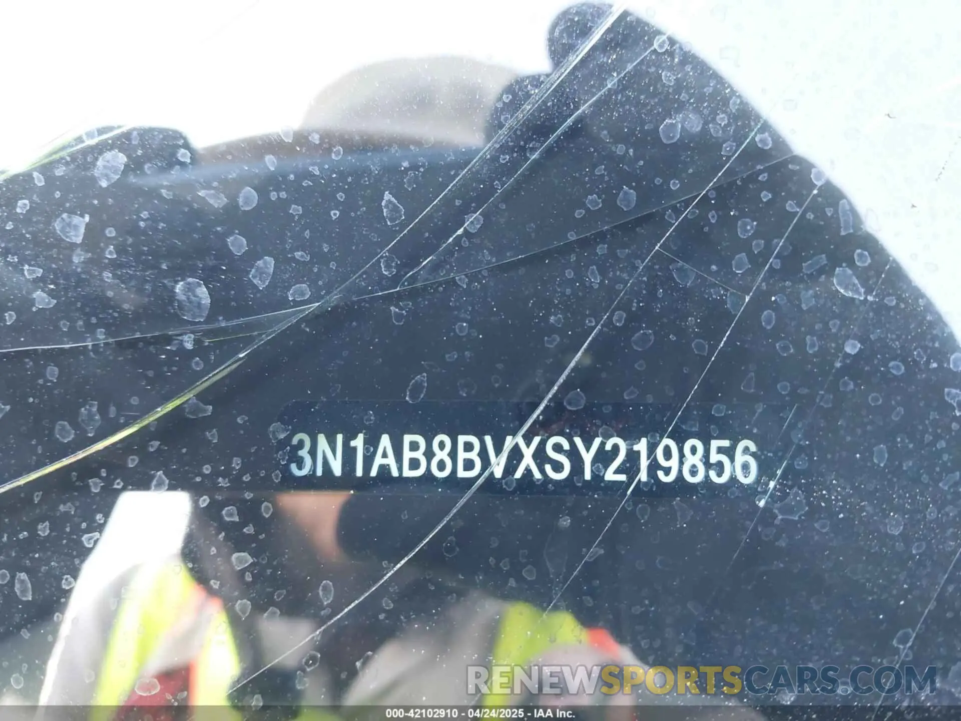 9 Photograph of a damaged car 3N1AB8BVXSY219856 NISSAN SENTRA 2025
