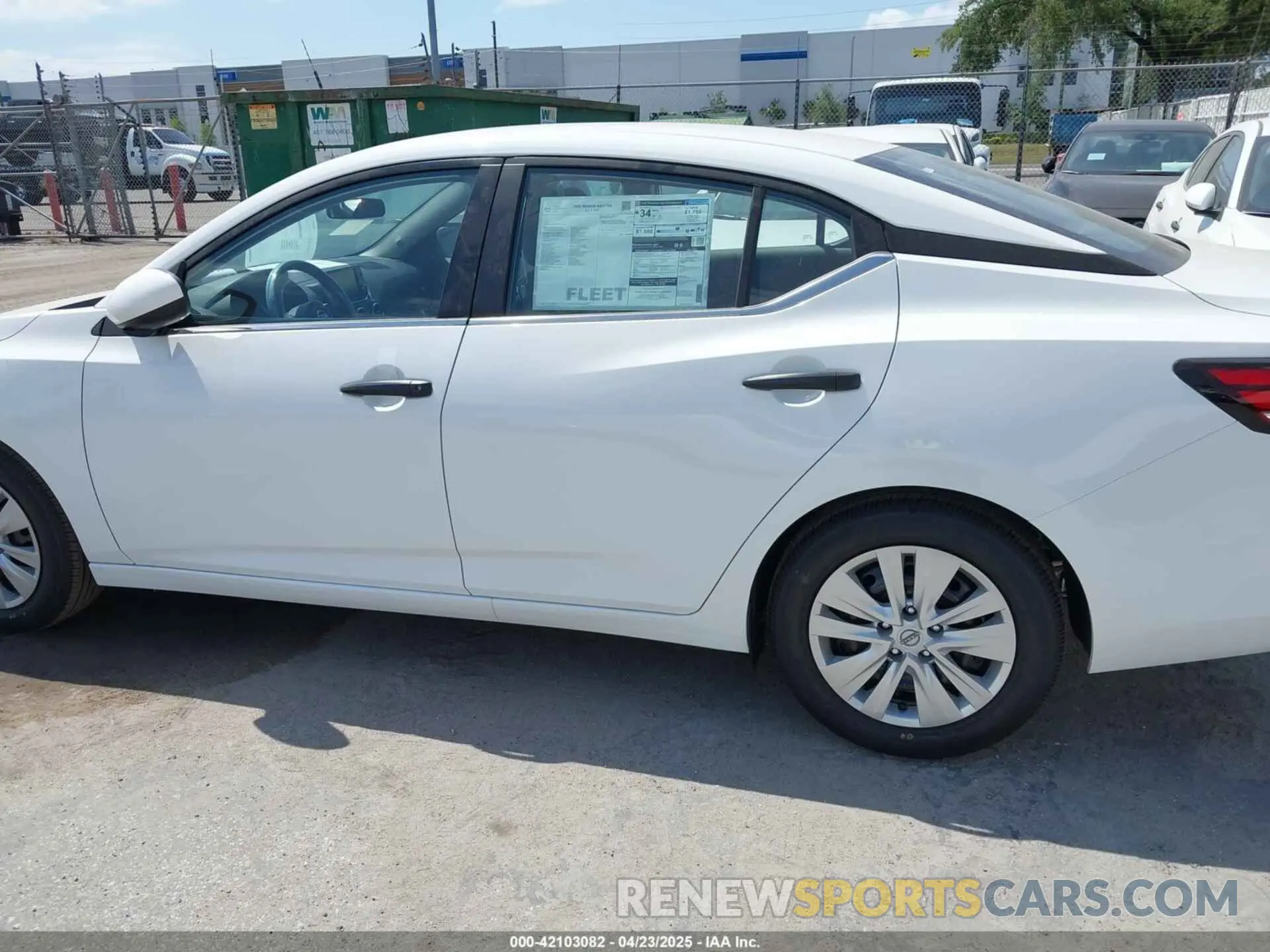 14 Photograph of a damaged car 3N1AB8BVXSY317737 NISSAN SENTRA 2025