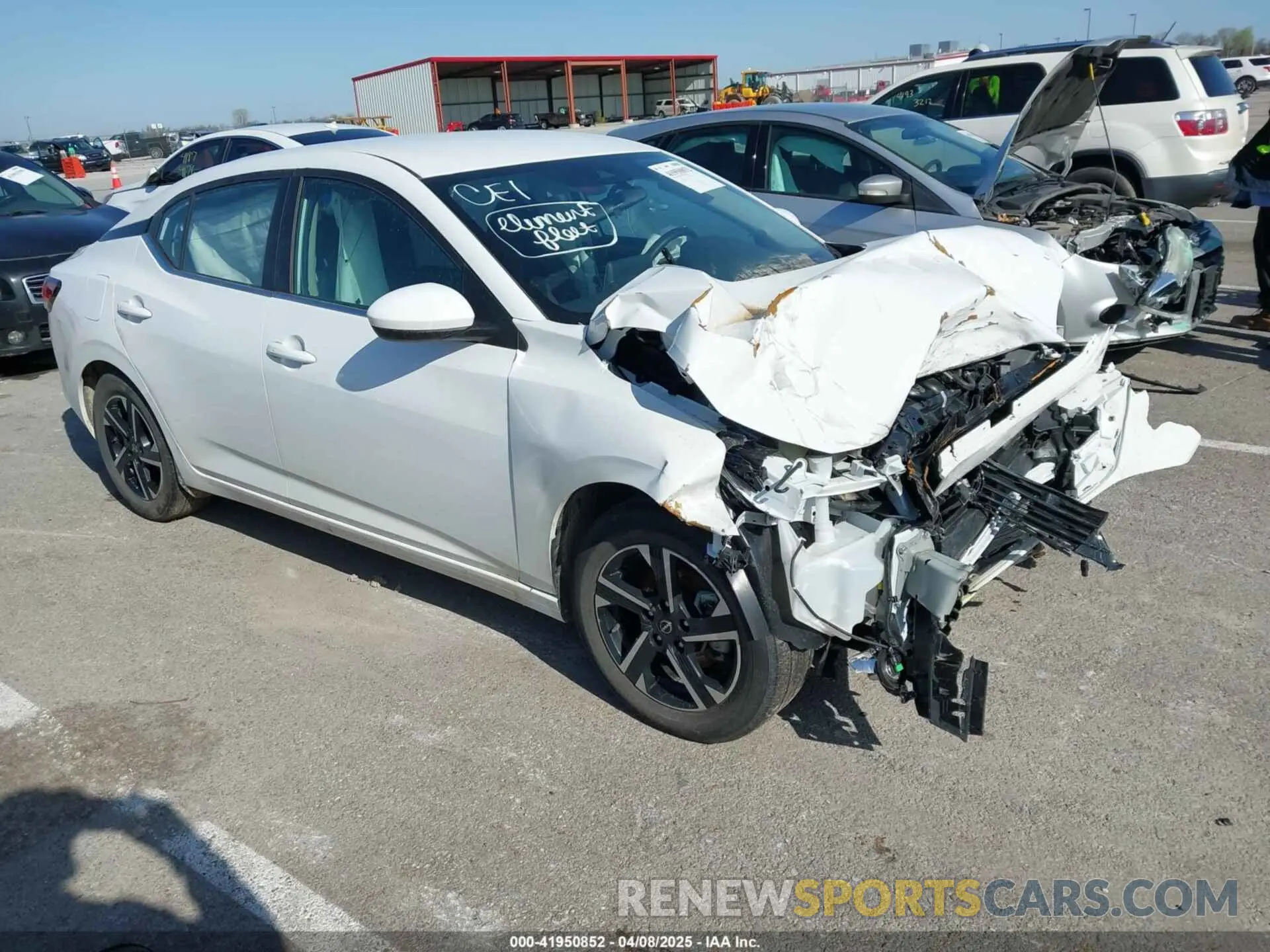 1 Photograph of a damaged car 3N1AB8CV0SY210467 NISSAN SENTRA 2025