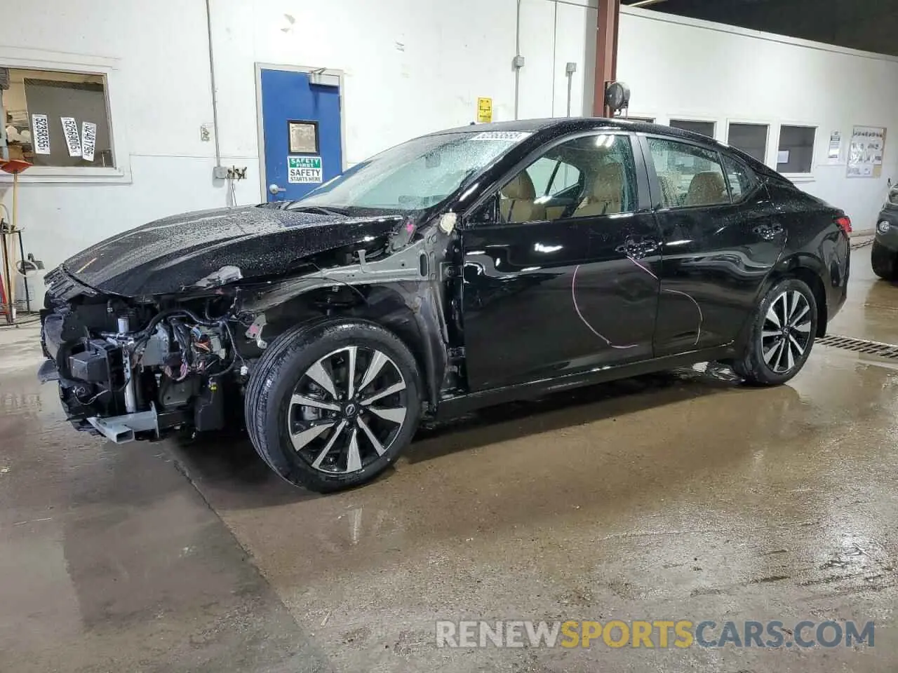 1 Photograph of a damaged car 3N1AB8CV0SY233618 NISSAN SENTRA 2025