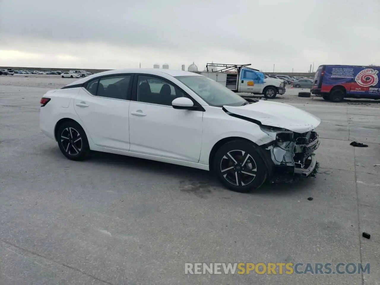 4 Photograph of a damaged car 3N1AB8CV0SY235207 NISSAN SENTRA 2025