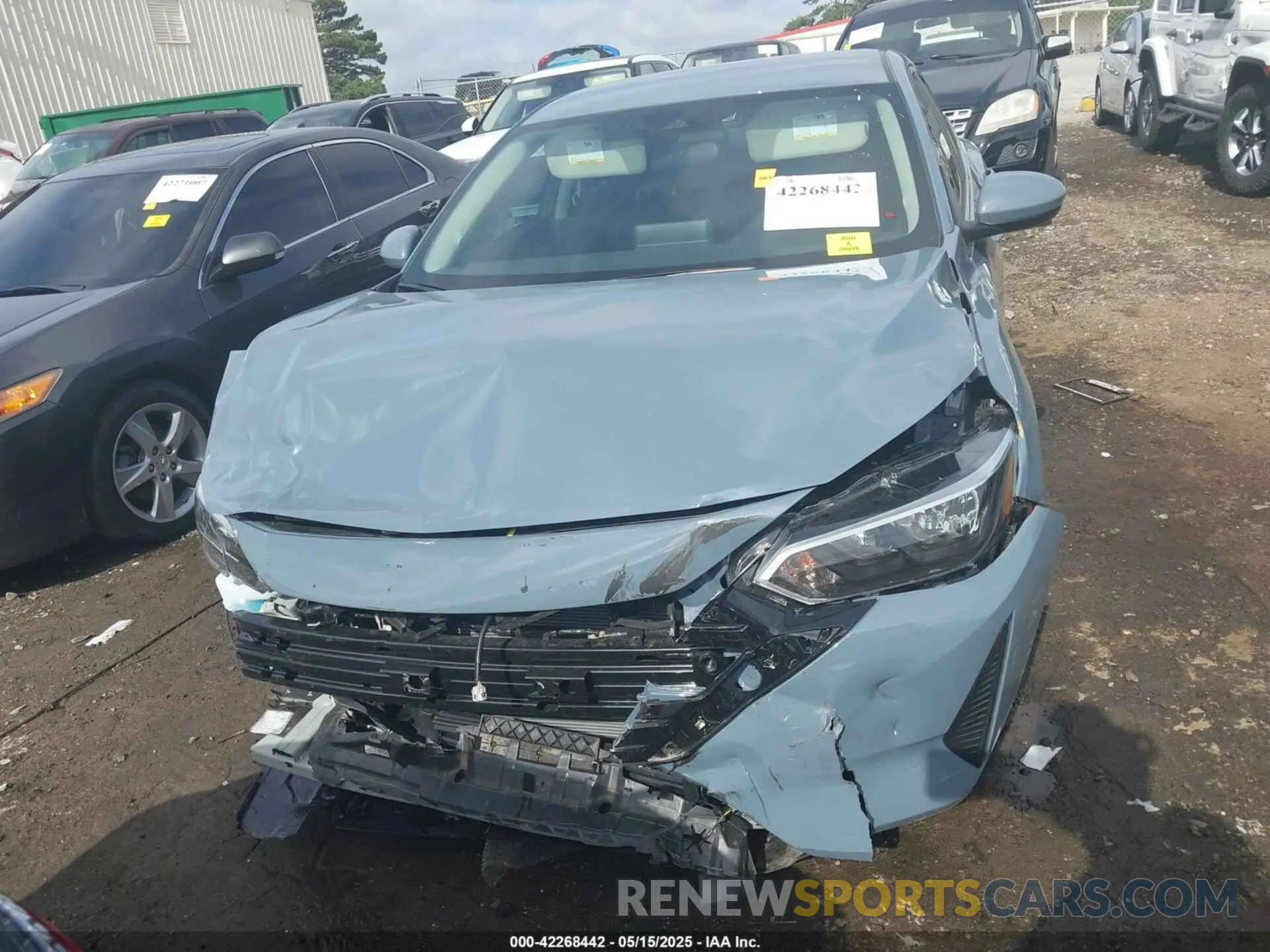 12 Photograph of a damaged car 3N1AB8CV0SY249219 NISSAN SENTRA 2025