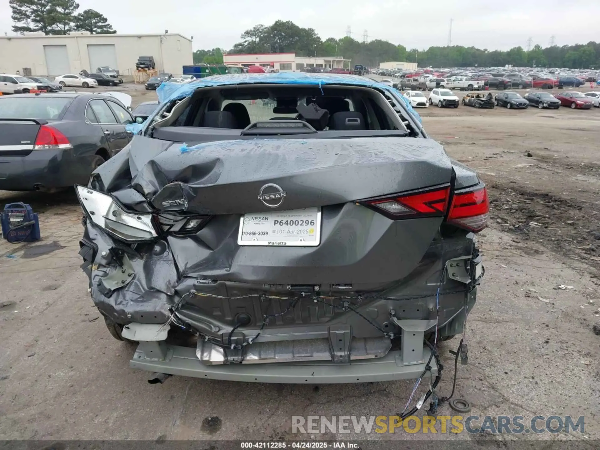 16 Photograph of a damaged car 3N1AB8CV0SY262701 NISSAN SENTRA 2025