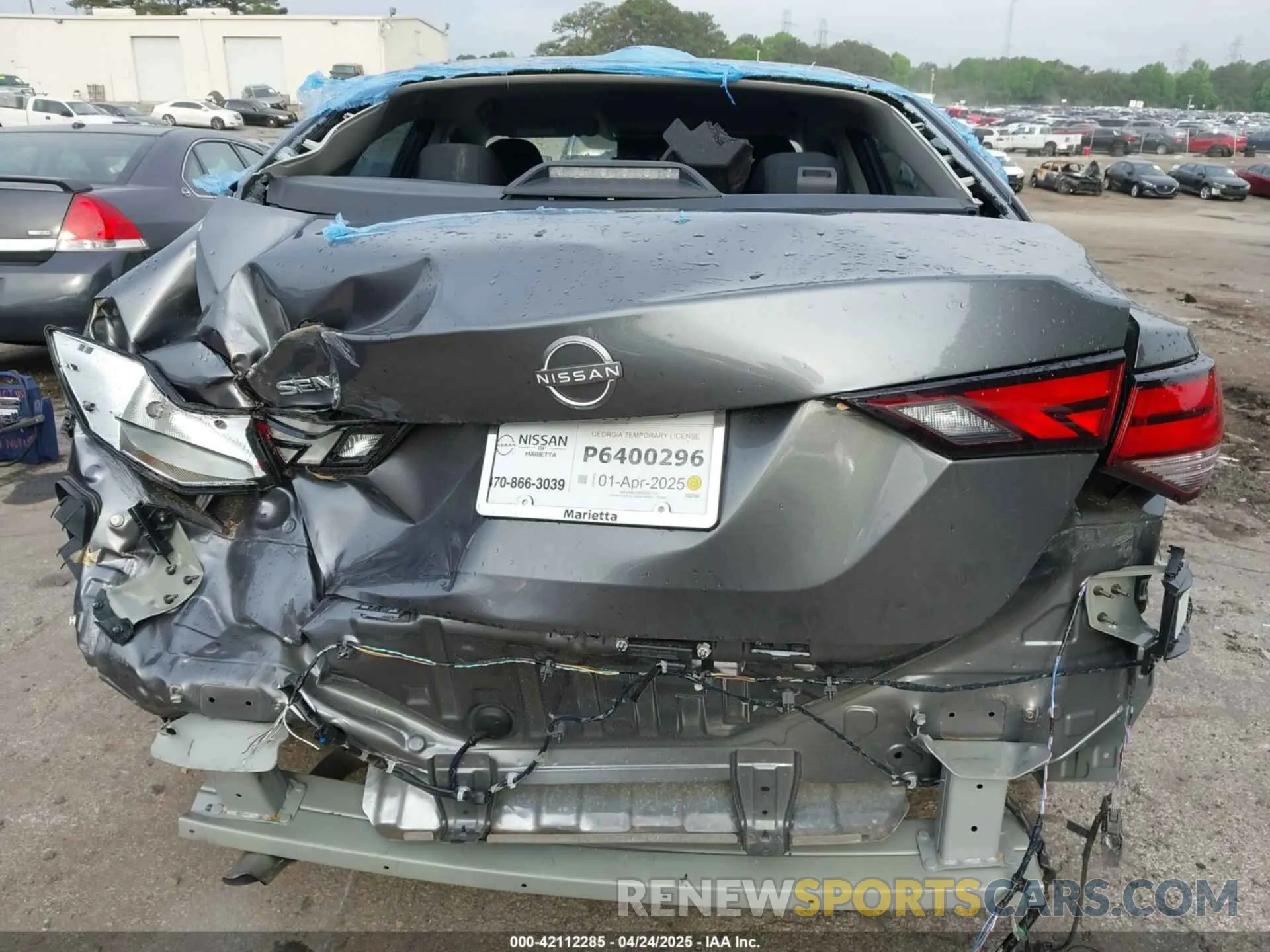 17 Photograph of a damaged car 3N1AB8CV0SY262701 NISSAN SENTRA 2025