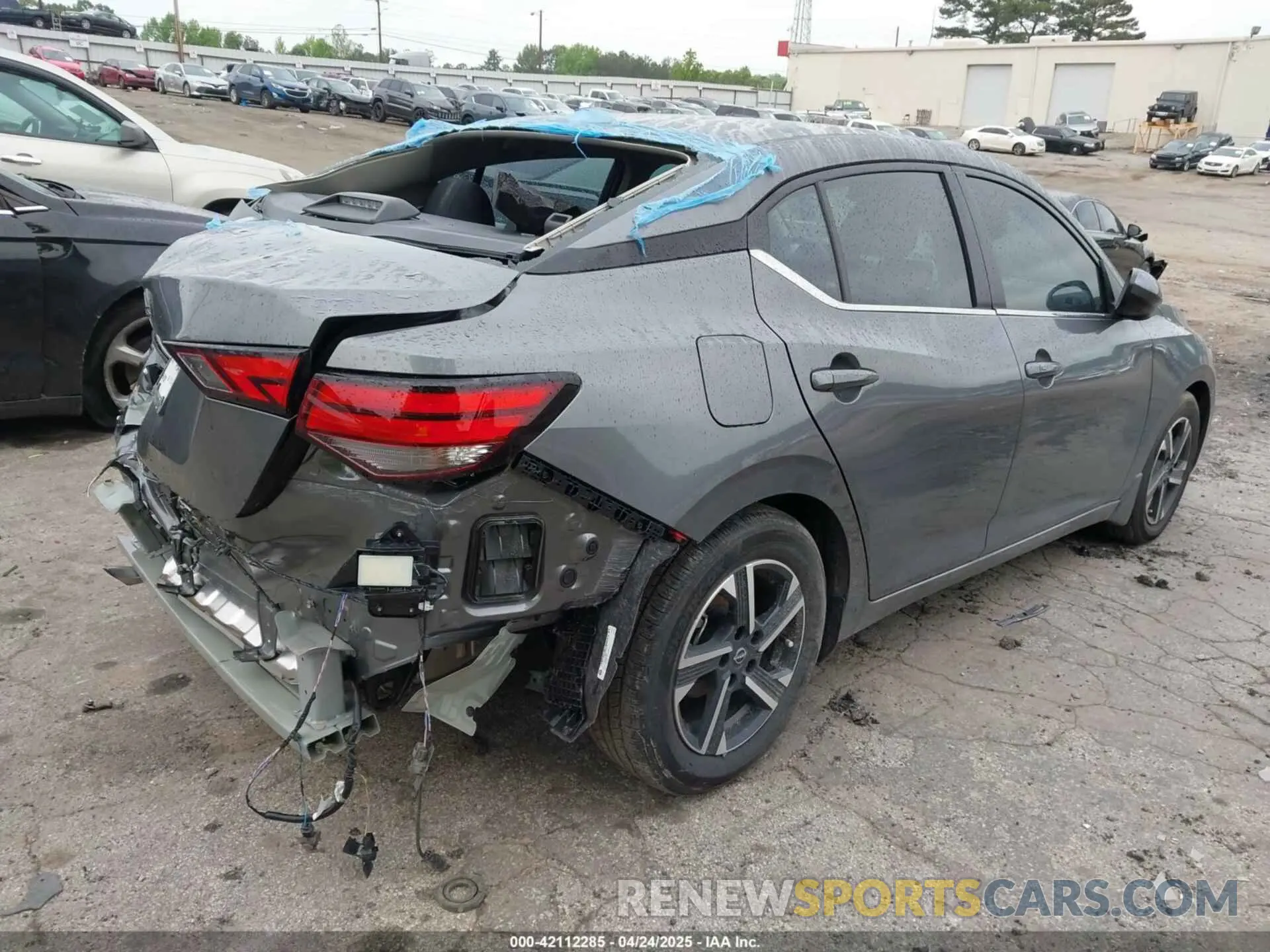 2 Photograph of a damaged car 3N1AB8CV0SY262701 NISSAN SENTRA 2025