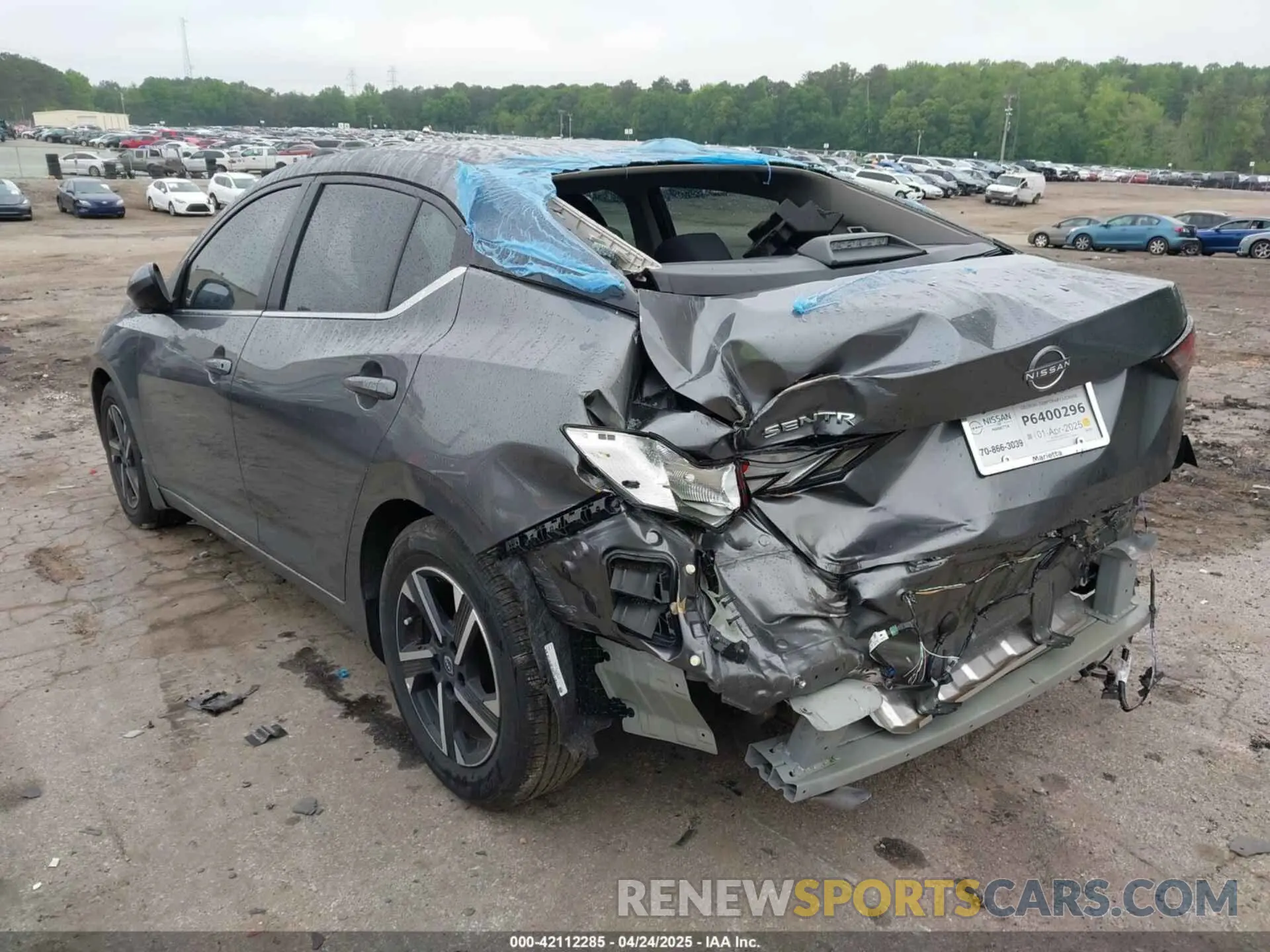 3 Photograph of a damaged car 3N1AB8CV0SY262701 NISSAN SENTRA 2025