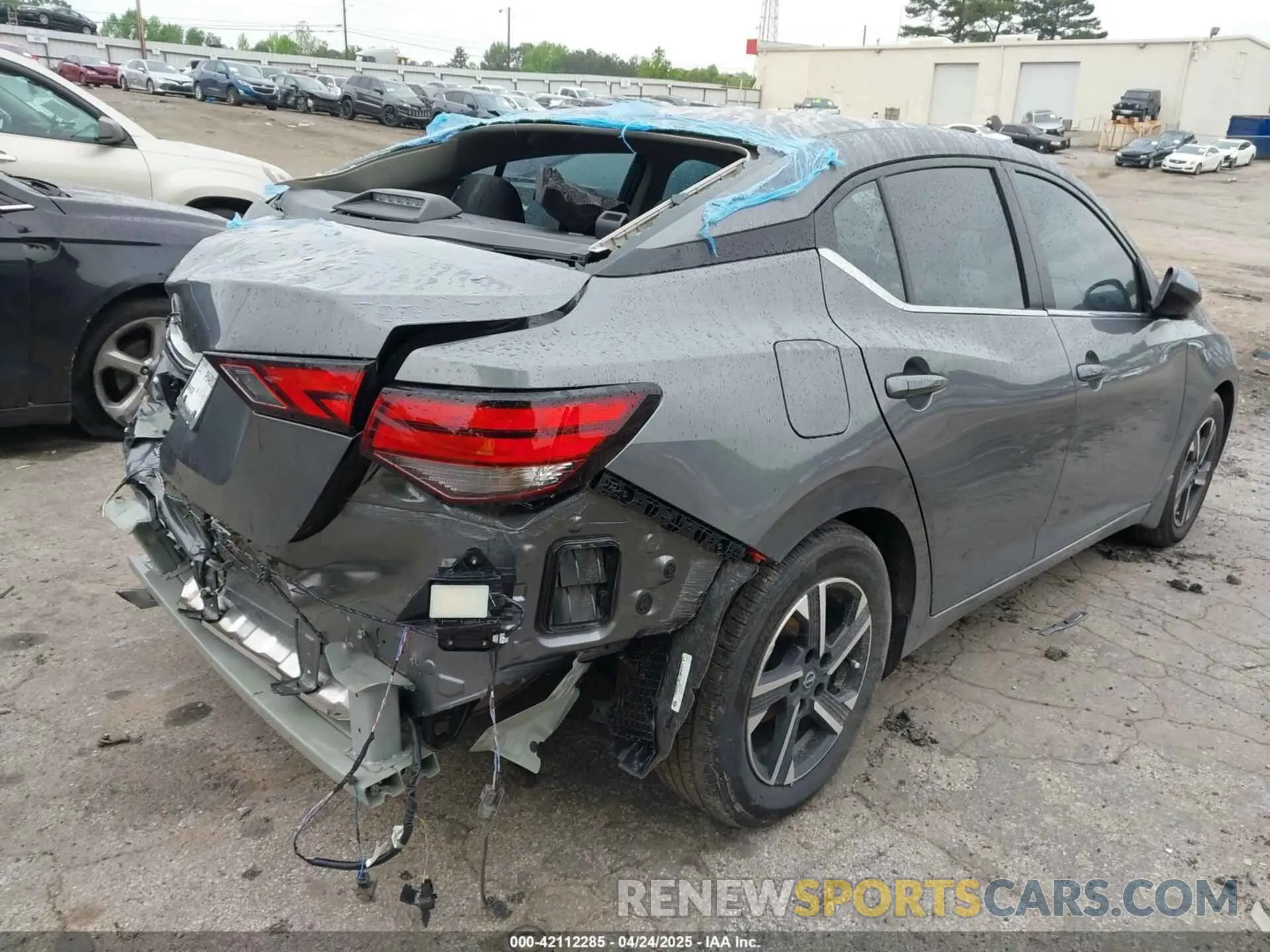 4 Photograph of a damaged car 3N1AB8CV0SY262701 NISSAN SENTRA 2025