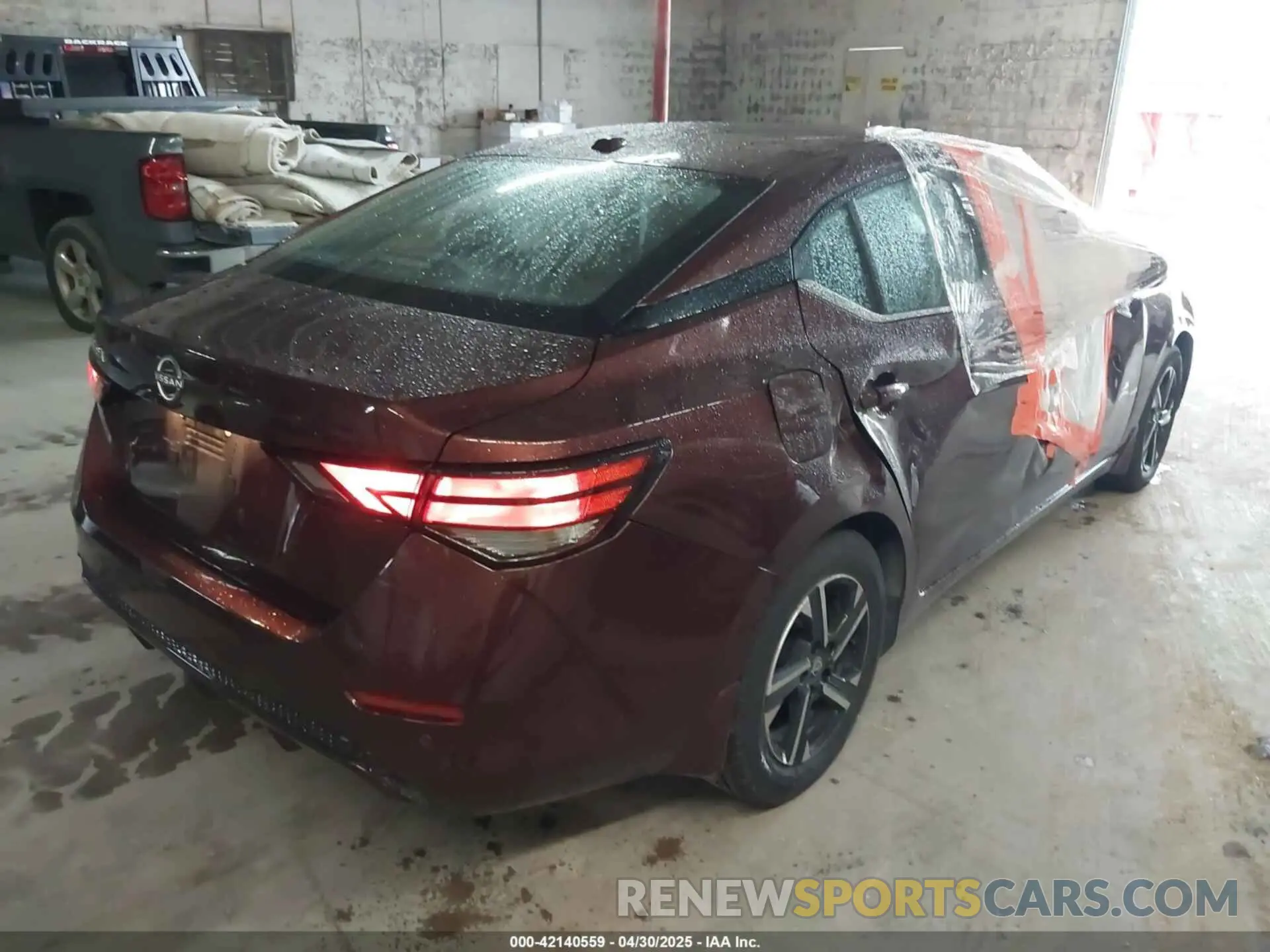 4 Photograph of a damaged car 3N1AB8CV0SY264335 NISSAN SENTRA 2025