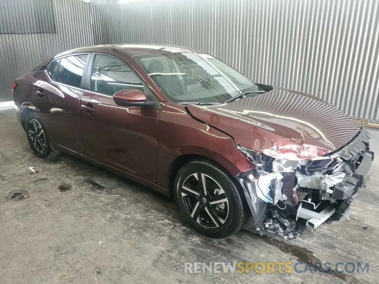 4 Photograph of a damaged car 3N1AB8CV0SY271835 NISSAN SENTRA 2025