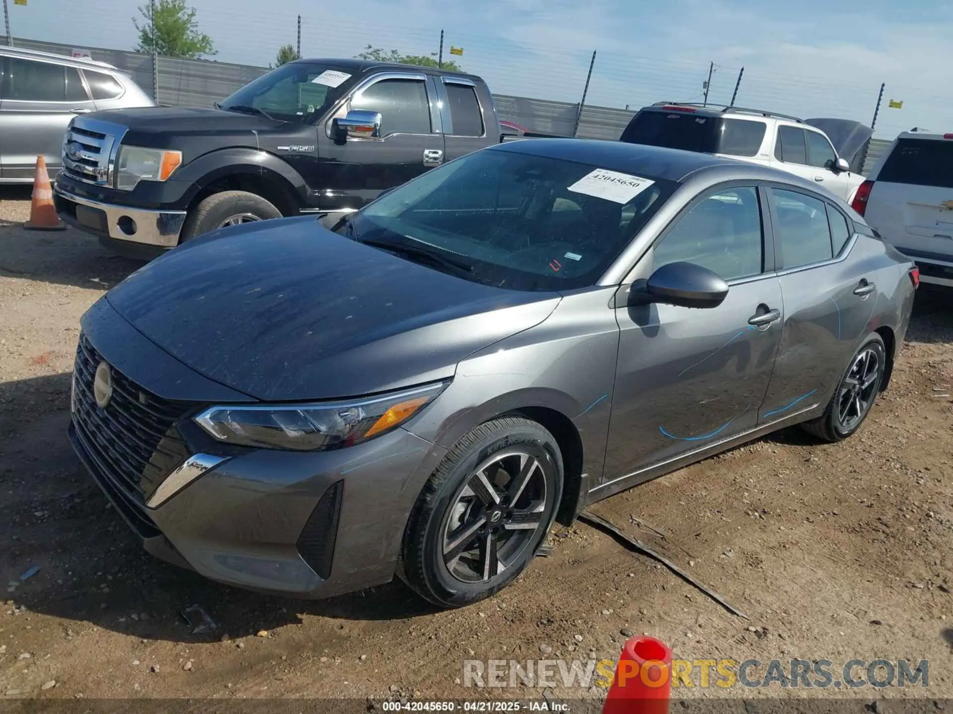 2 Photograph of a damaged car 3N1AB8CV0SY274766 NISSAN SENTRA 2025