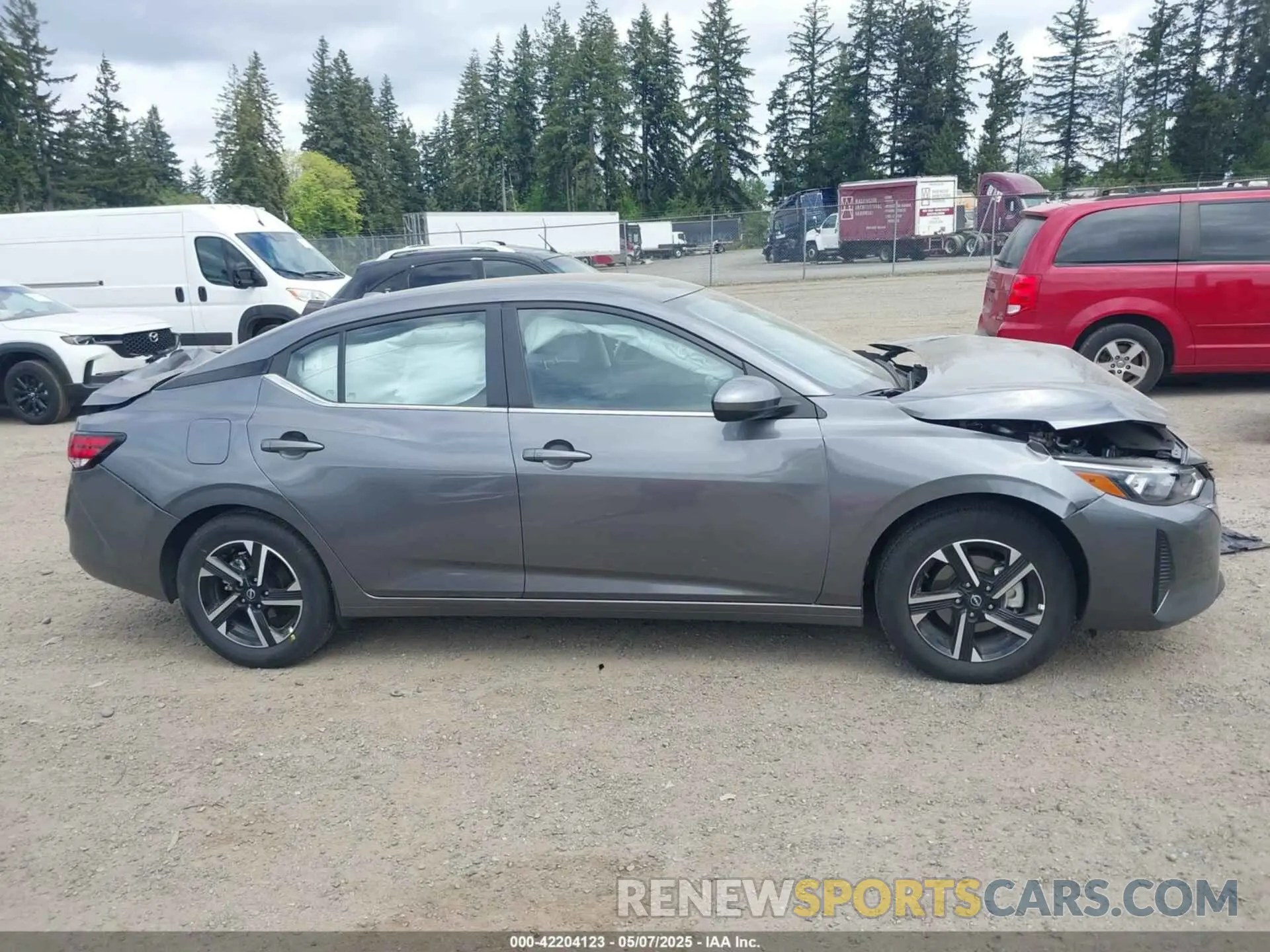 13 Photograph of a damaged car 3N1AB8CV0SY299893 NISSAN SENTRA 2025