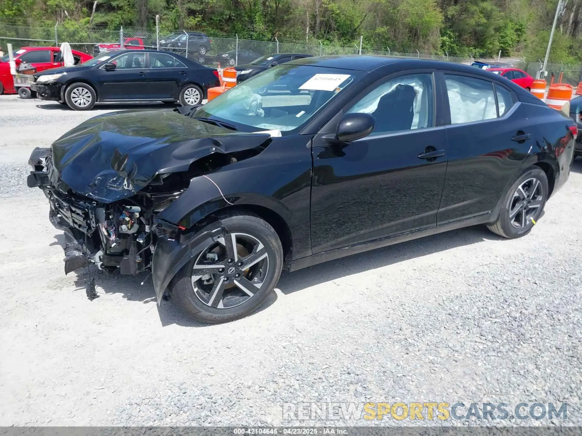 2 Photograph of a damaged car 3N1AB8CV0SY306938 NISSAN SENTRA 2025