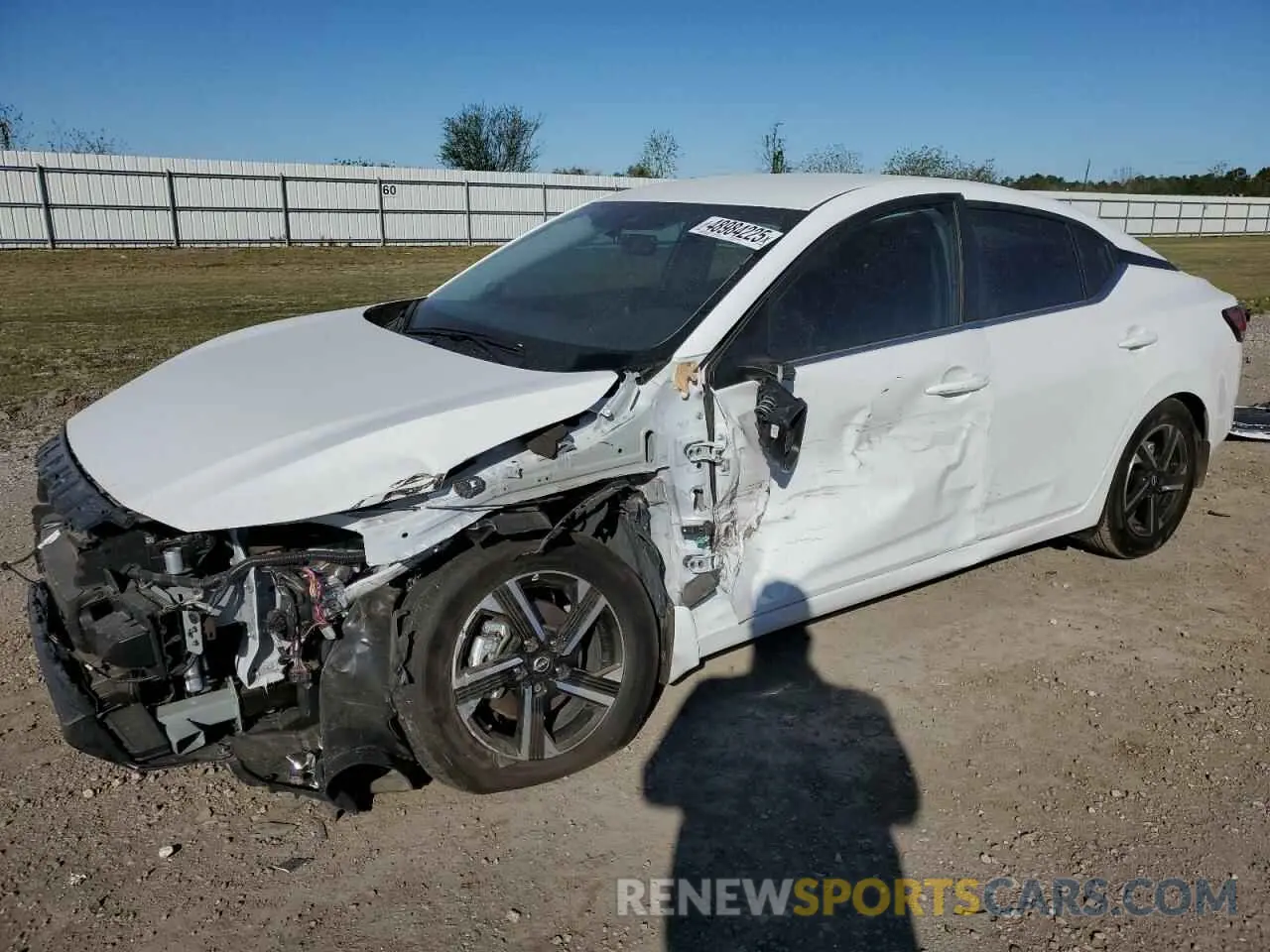 1 Photograph of a damaged car 3N1AB8CV1SY227052 NISSAN SENTRA 2025