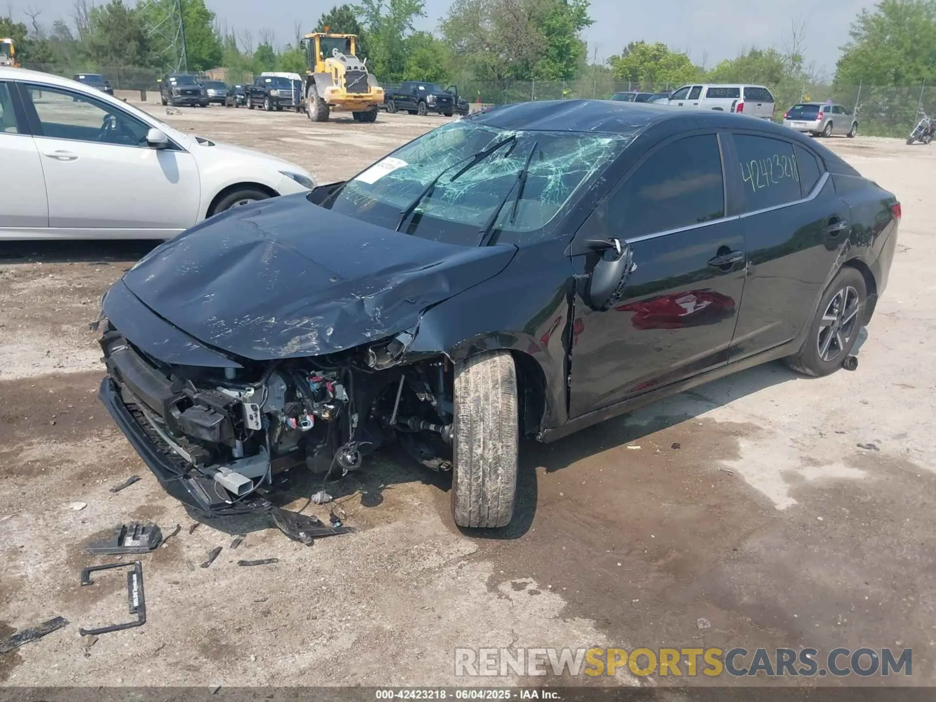 2 Photograph of a damaged car 3N1AB8CV1SY247334 NISSAN SENTRA 2025