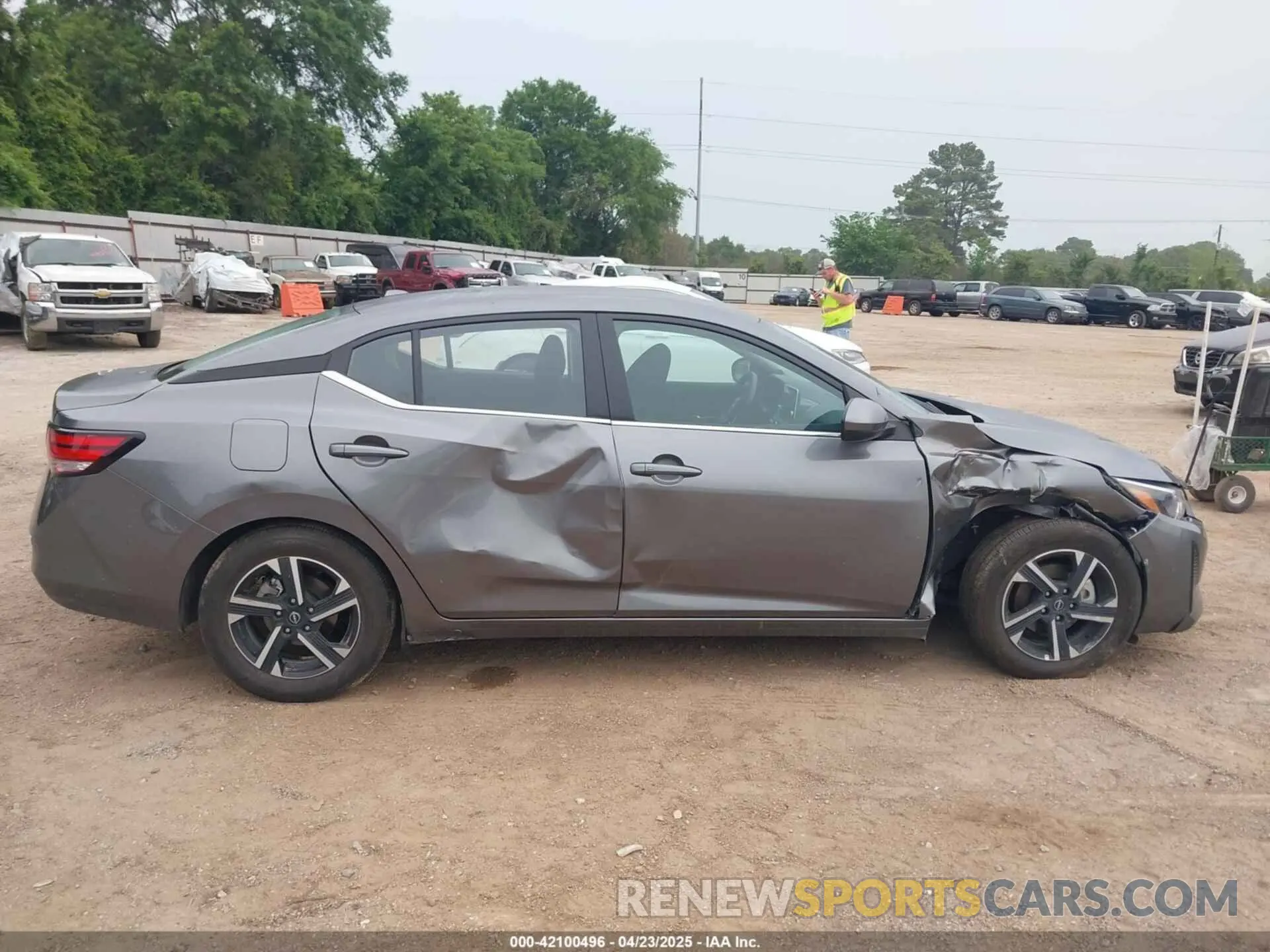 13 Photograph of a damaged car 3N1AB8CV1SY268751 NISSAN SENTRA 2025