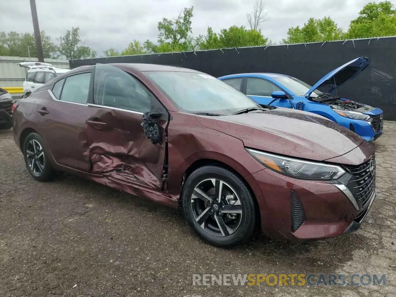 4 Photograph of a damaged car 3N1AB8CV1SY305071 NISSAN SENTRA 2025