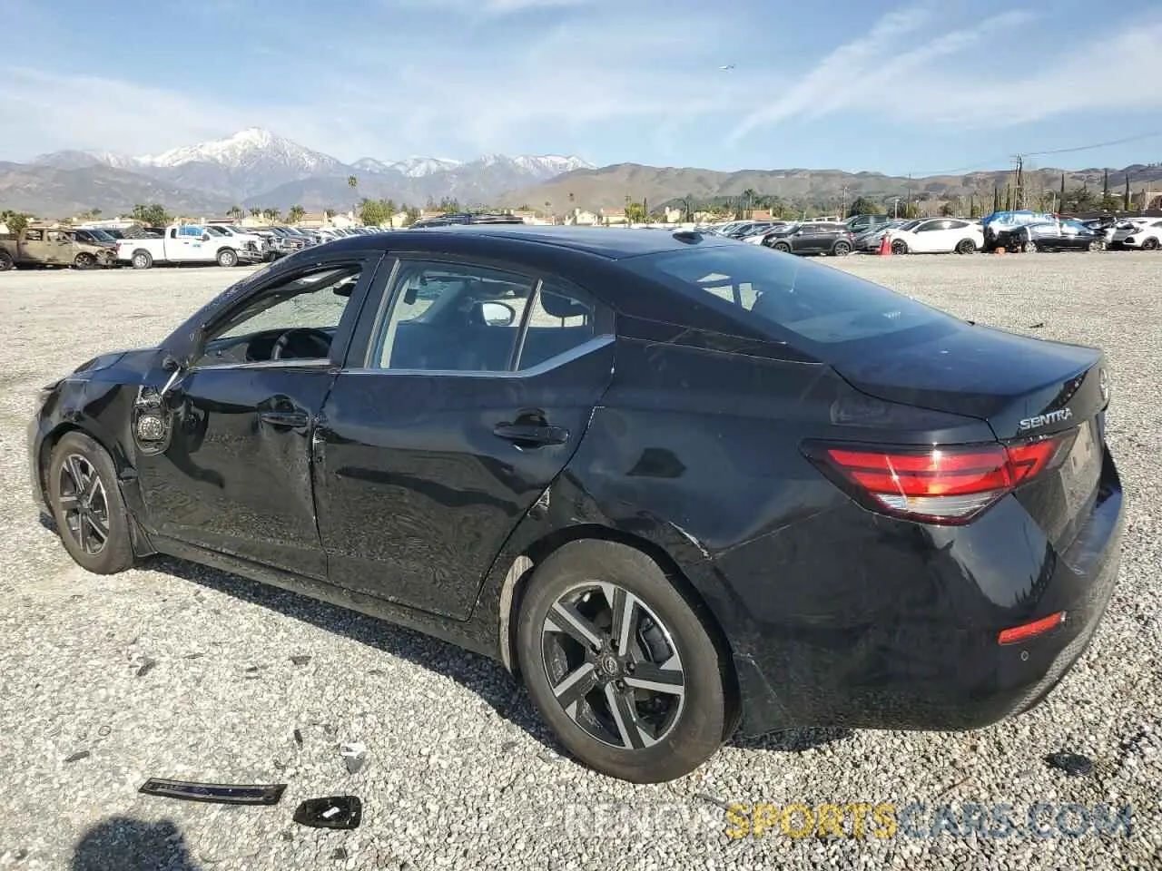 2 Photograph of a damaged car 3N1AB8CV2SY242028 NISSAN SENTRA 2025