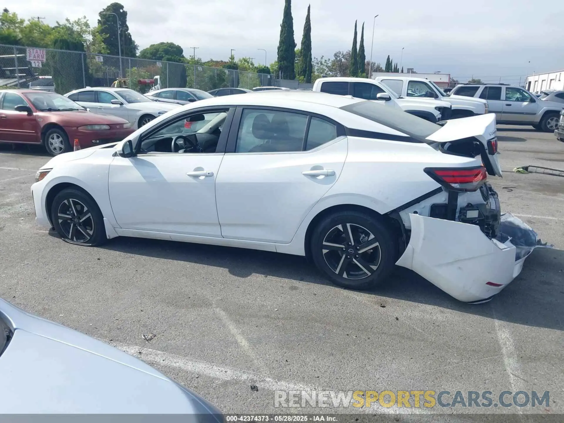 14 Photograph of a damaged car 3N1AB8CV2SY257967 NISSAN SENTRA 2025