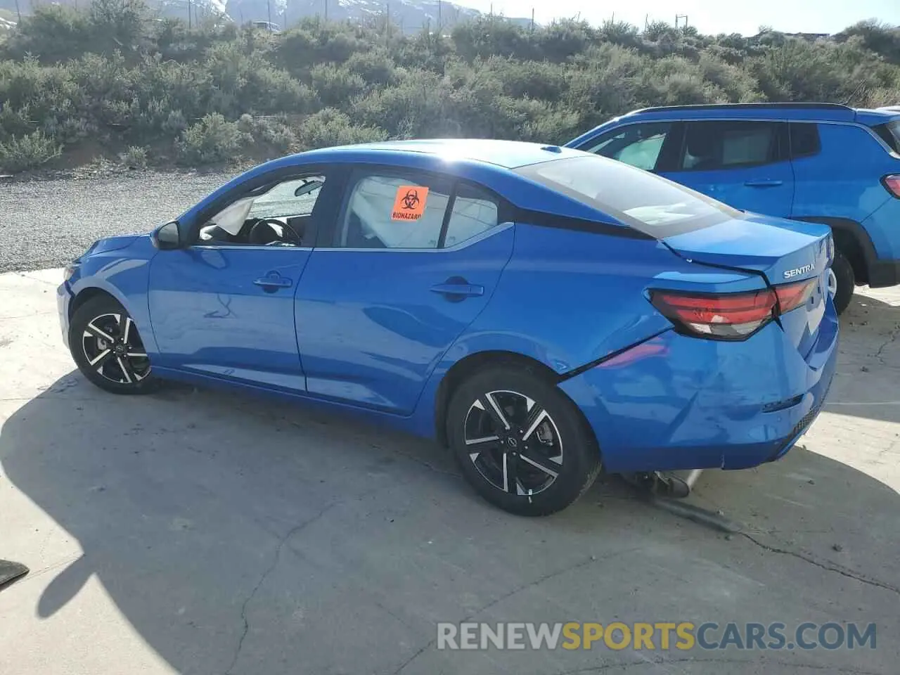 2 Photograph of a damaged car 3N1AB8CV2SY279192 NISSAN SENTRA 2025
