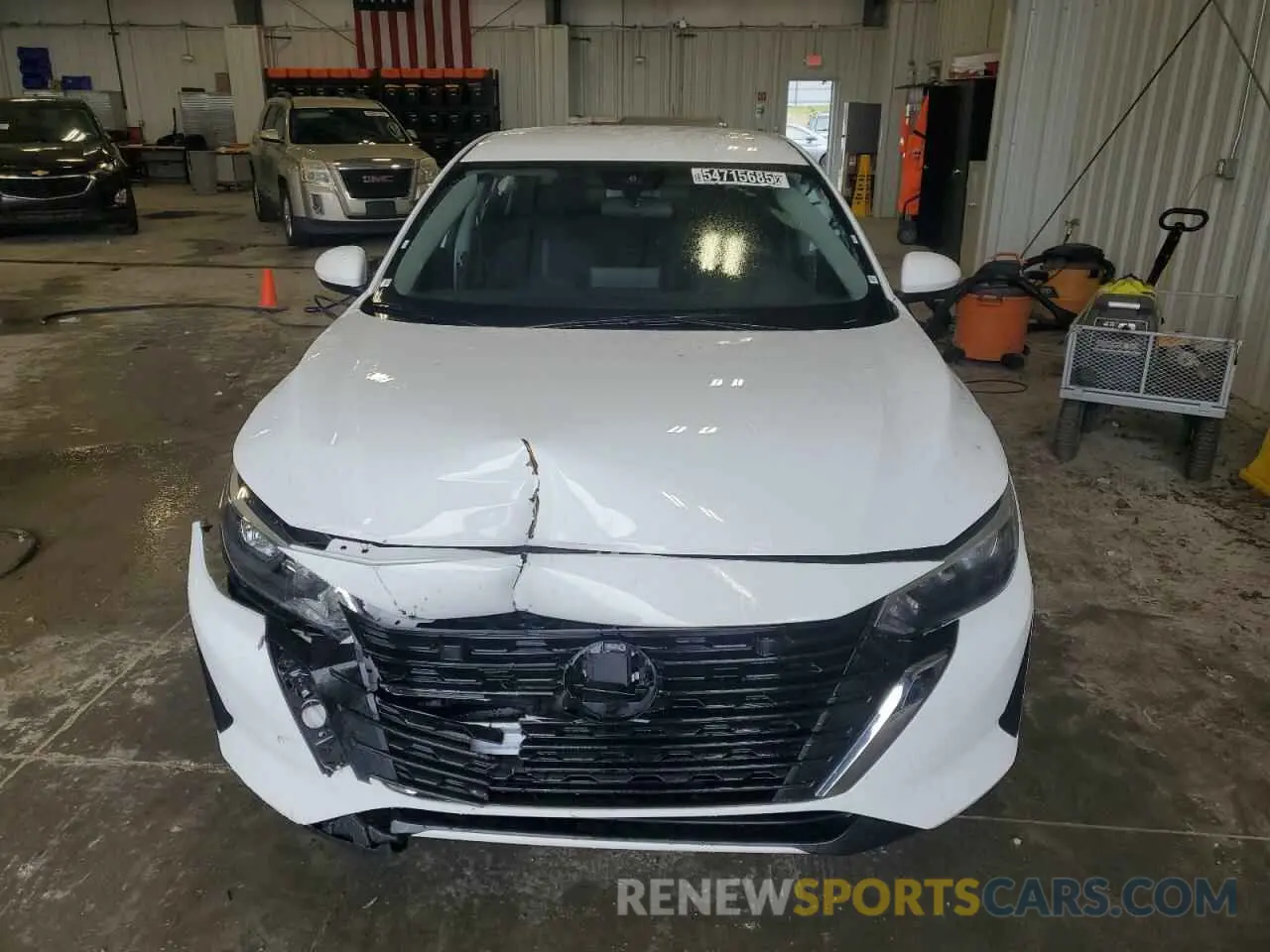 5 Photograph of a damaged car 3N1AB8CV2SY287762 NISSAN SENTRA 2025