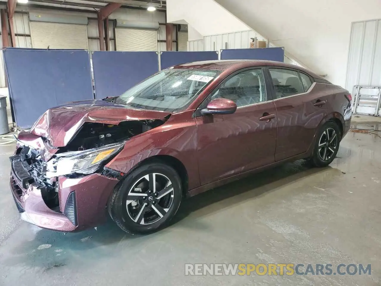 1 Photograph of a damaged car 3N1AB8CV2SY287910 NISSAN SENTRA 2025