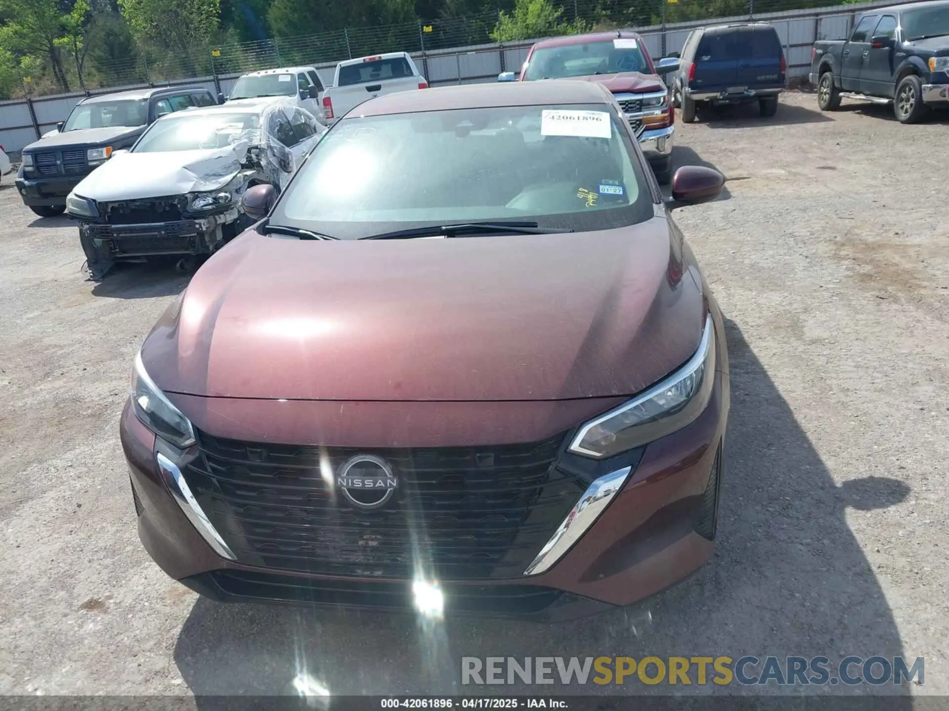 12 Photograph of a damaged car 3N1AB8CV2SY295165 NISSAN SENTRA 2025