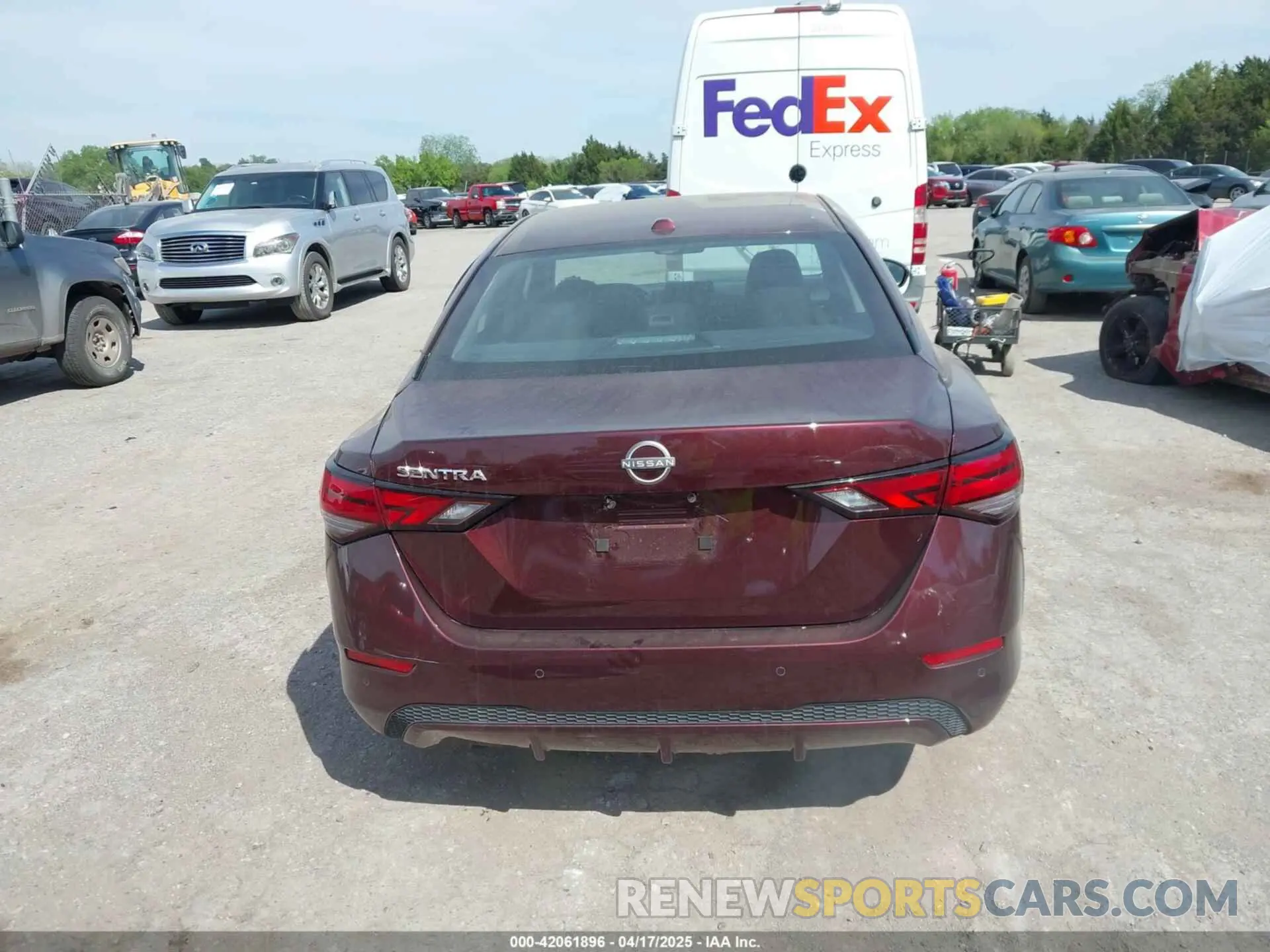 16 Photograph of a damaged car 3N1AB8CV2SY295165 NISSAN SENTRA 2025